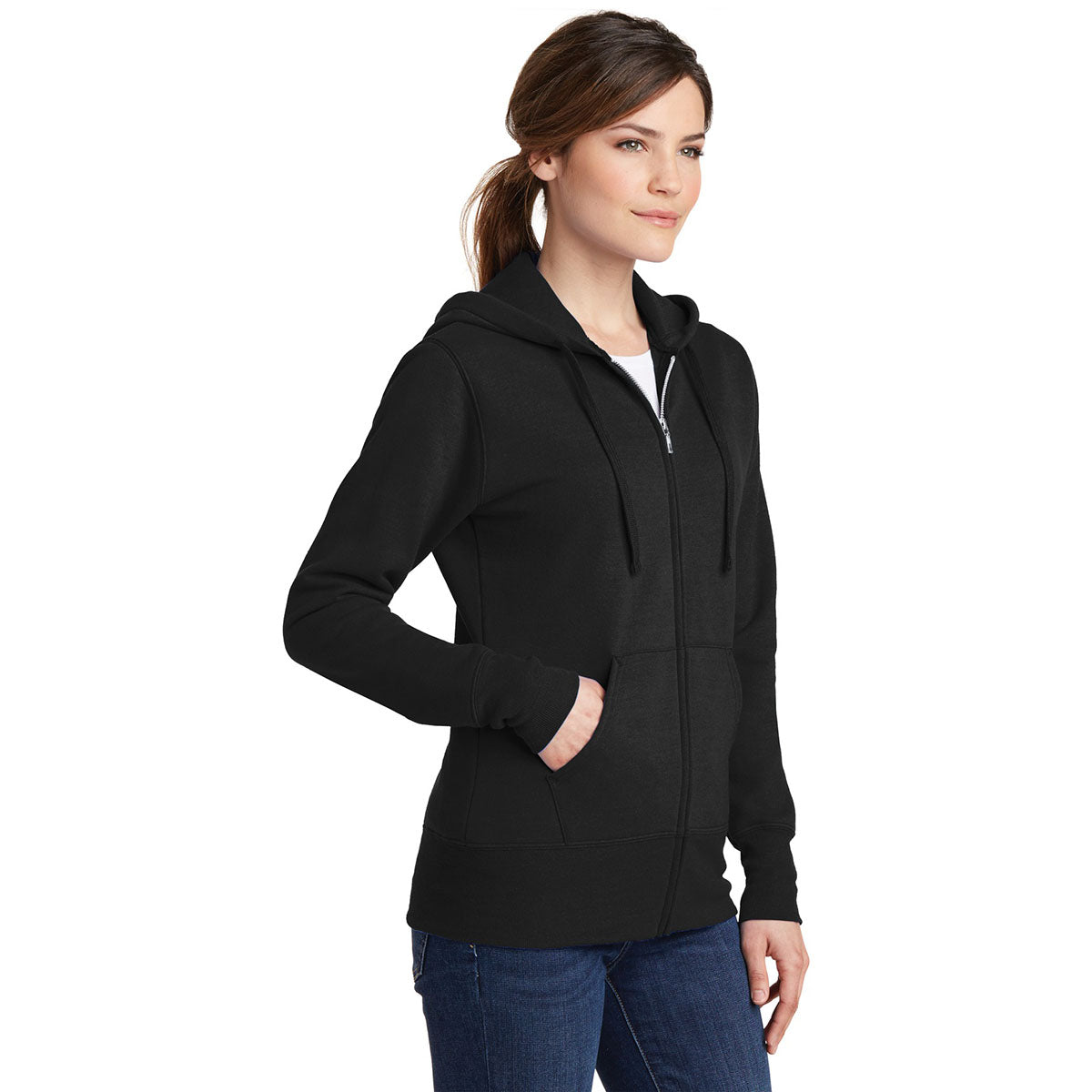 Charcoal Fleece Sweatshirt - Port & Company - Soft Fabric