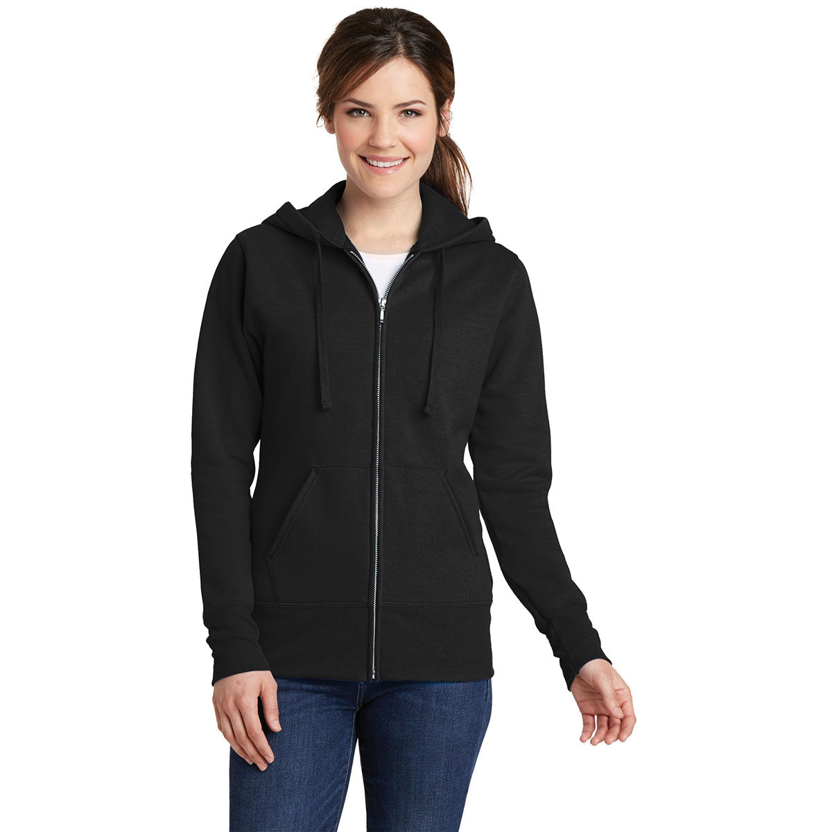 Charcoal Fleece Sweatshirt - Port & Company - Soft Fabric