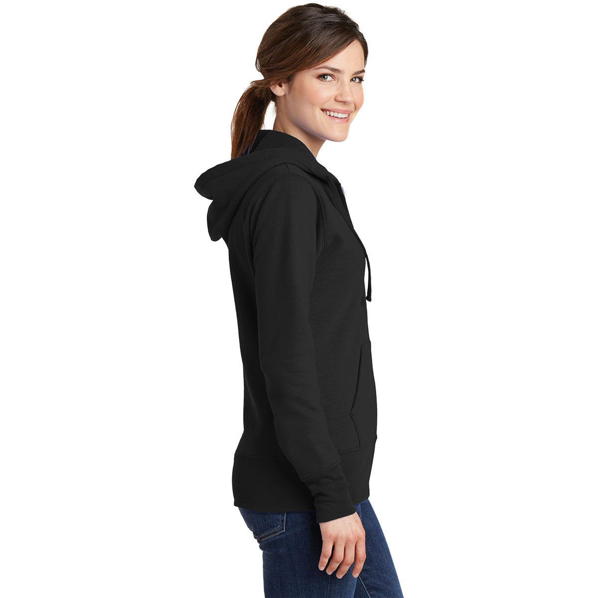 Charcoal Fleece Sweatshirt - Port & Company - Soft Fabric