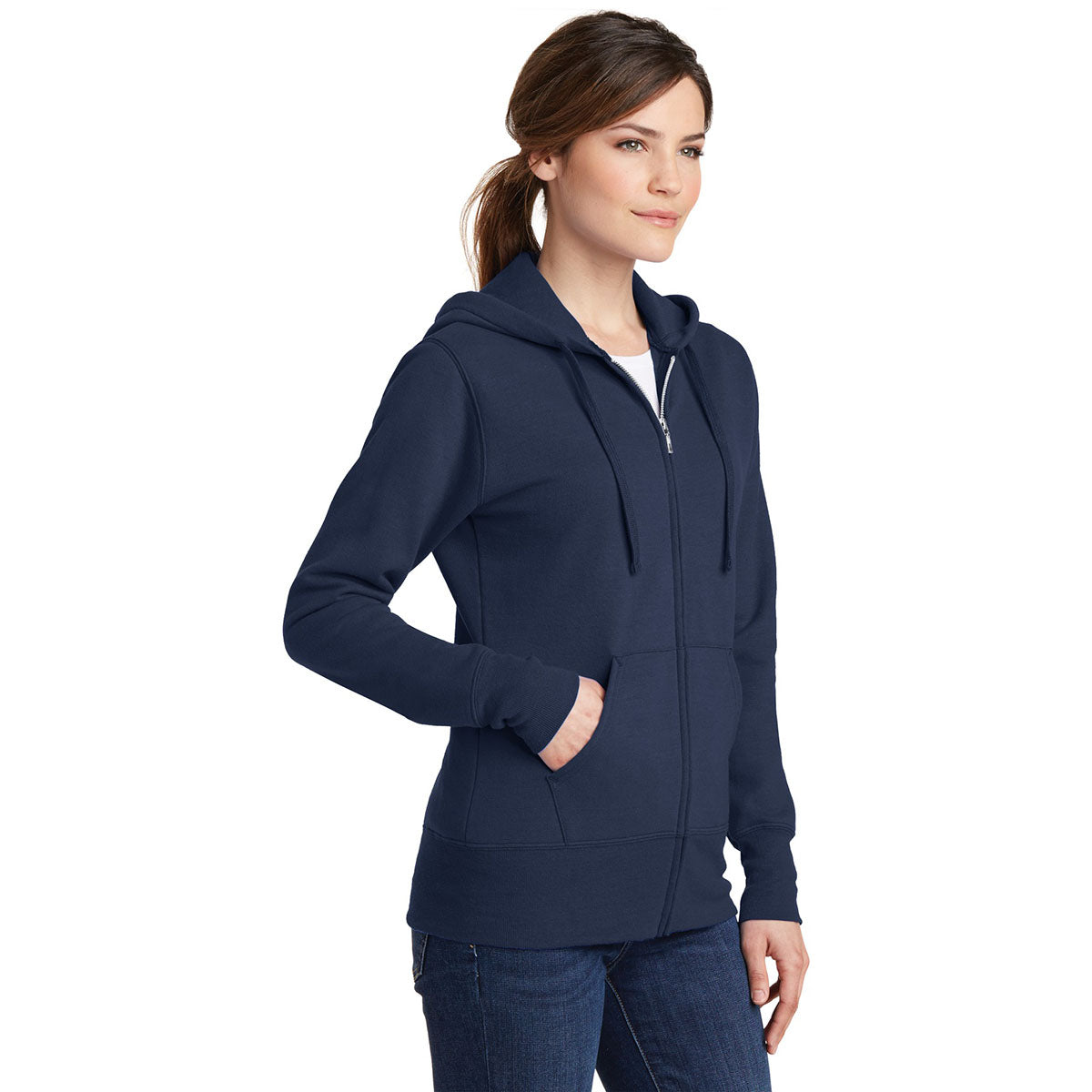 Charcoal Fleece Sweatshirt - Port & Company - Soft Fabric