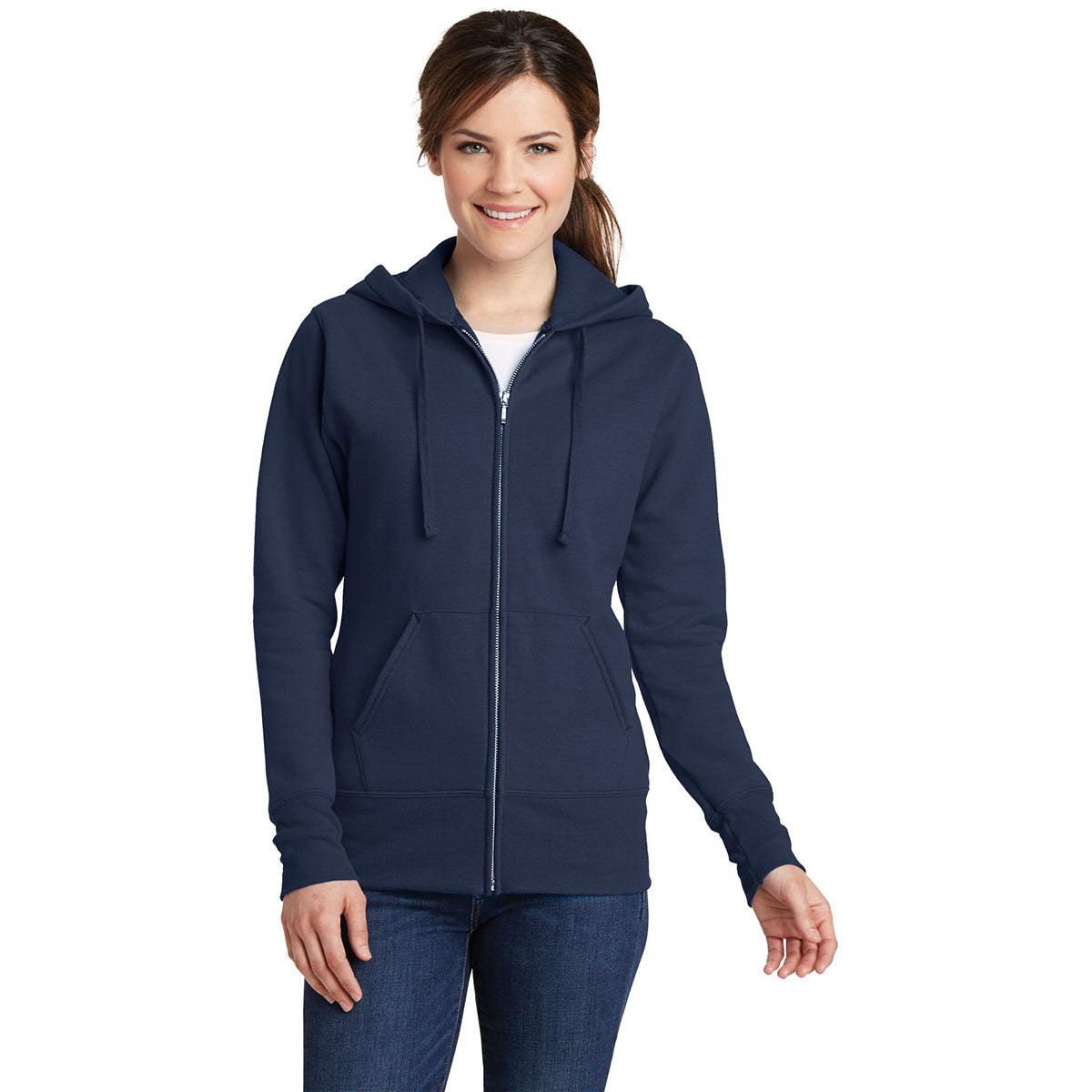 Charcoal Fleece Sweatshirt - Port & Company - Soft Fabric