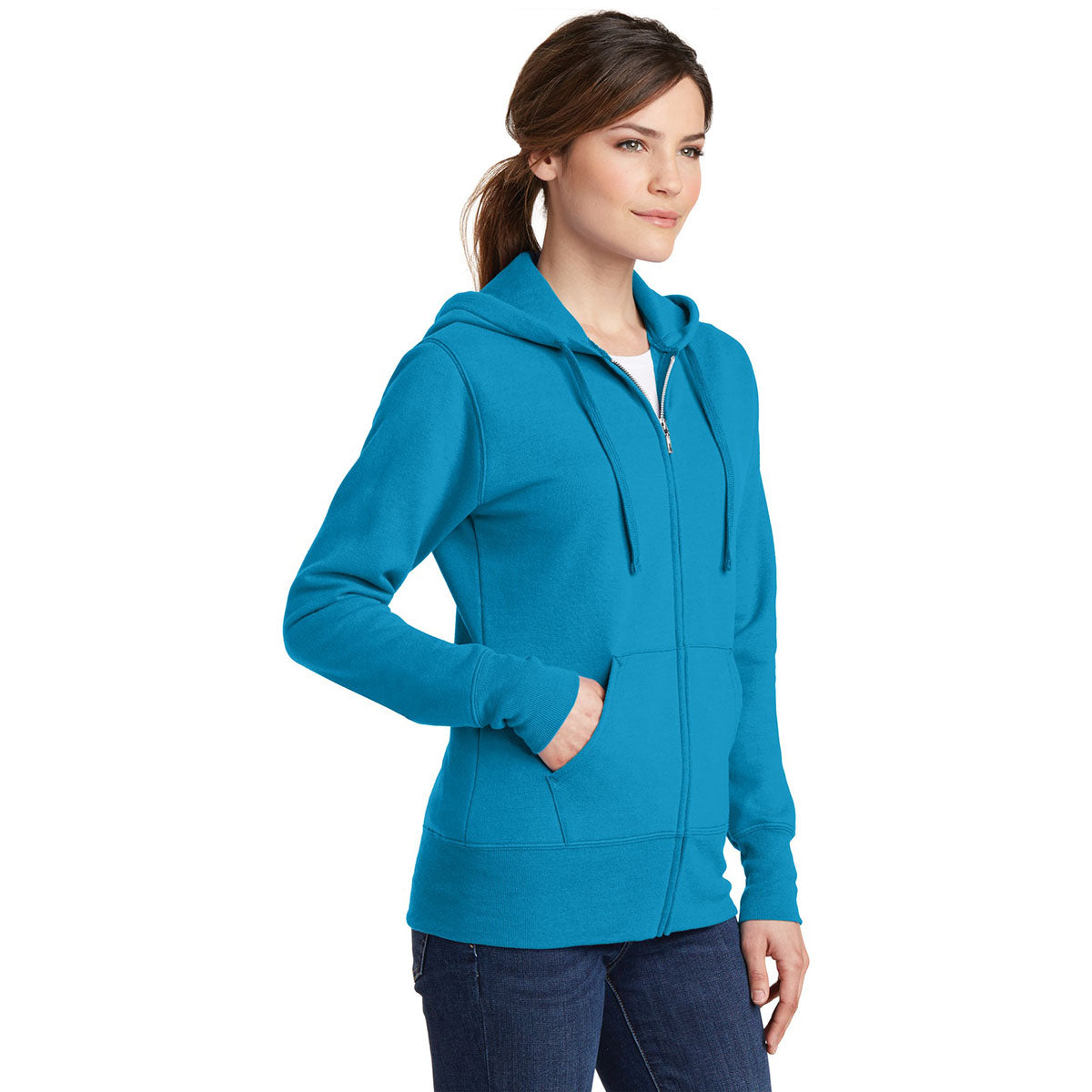 Charcoal Fleece Sweatshirt - Port & Company - Soft Fabric