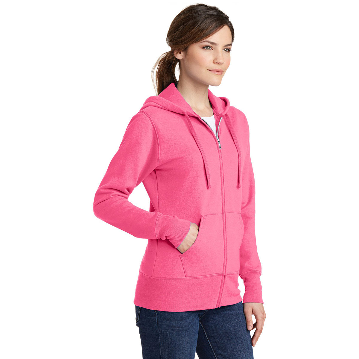 Charcoal Fleece Sweatshirt - Port & Company - Soft Fabric