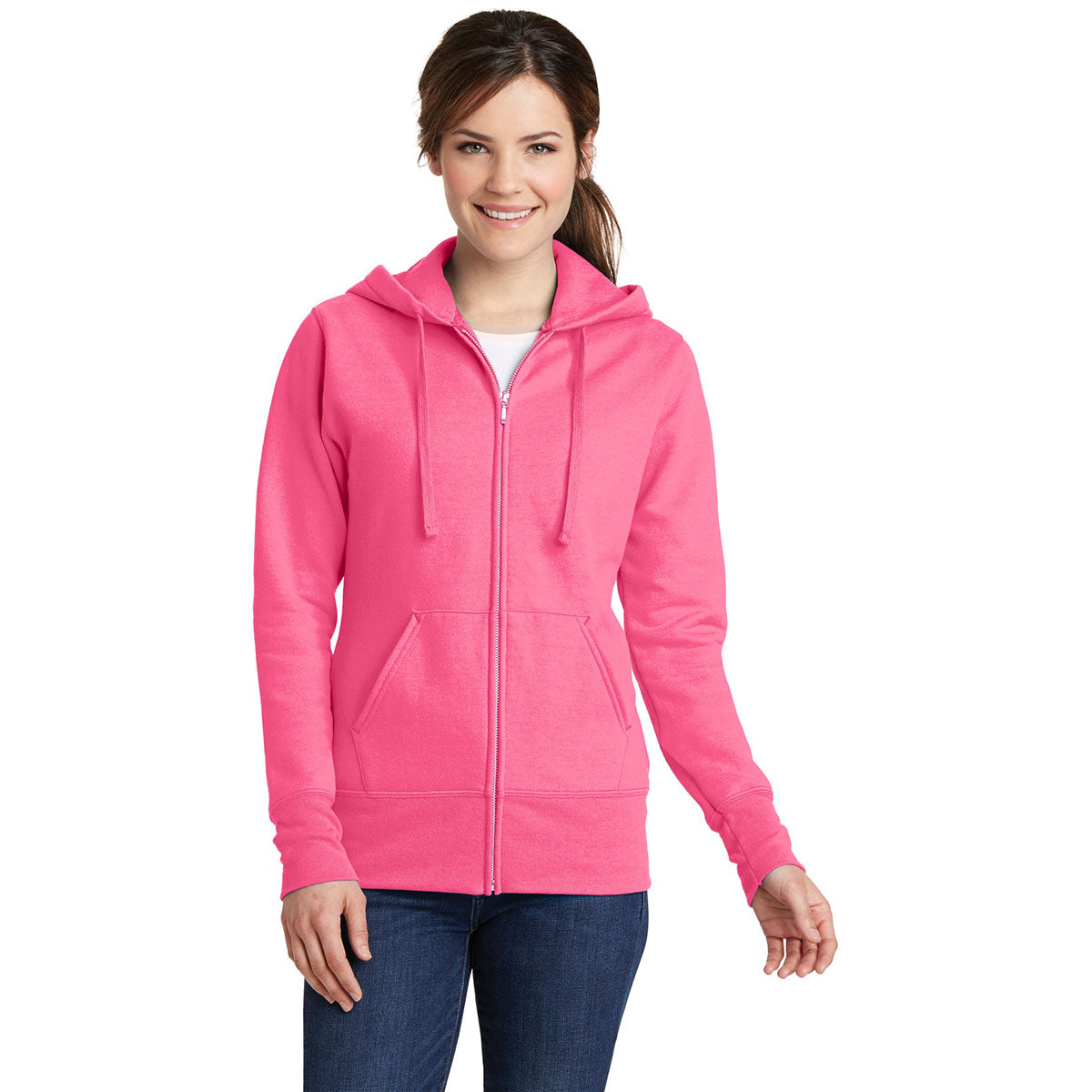 Charcoal Fleece Sweatshirt - Port & Company - Soft Fabric