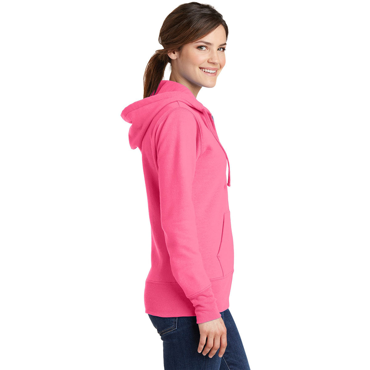 Charcoal Fleece Sweatshirt - Port & Company - Soft Fabric