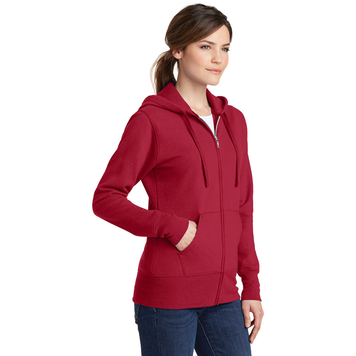 Charcoal Fleece Sweatshirt - Port & Company - Soft Fabric