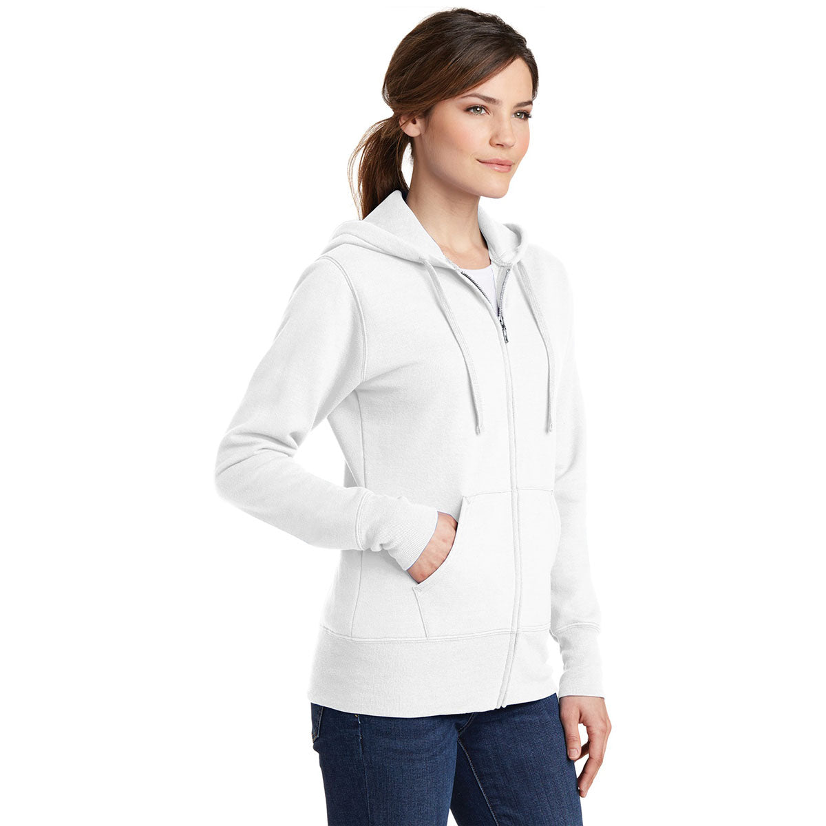 Charcoal Fleece Sweatshirt - Port & Company - Soft Fabric