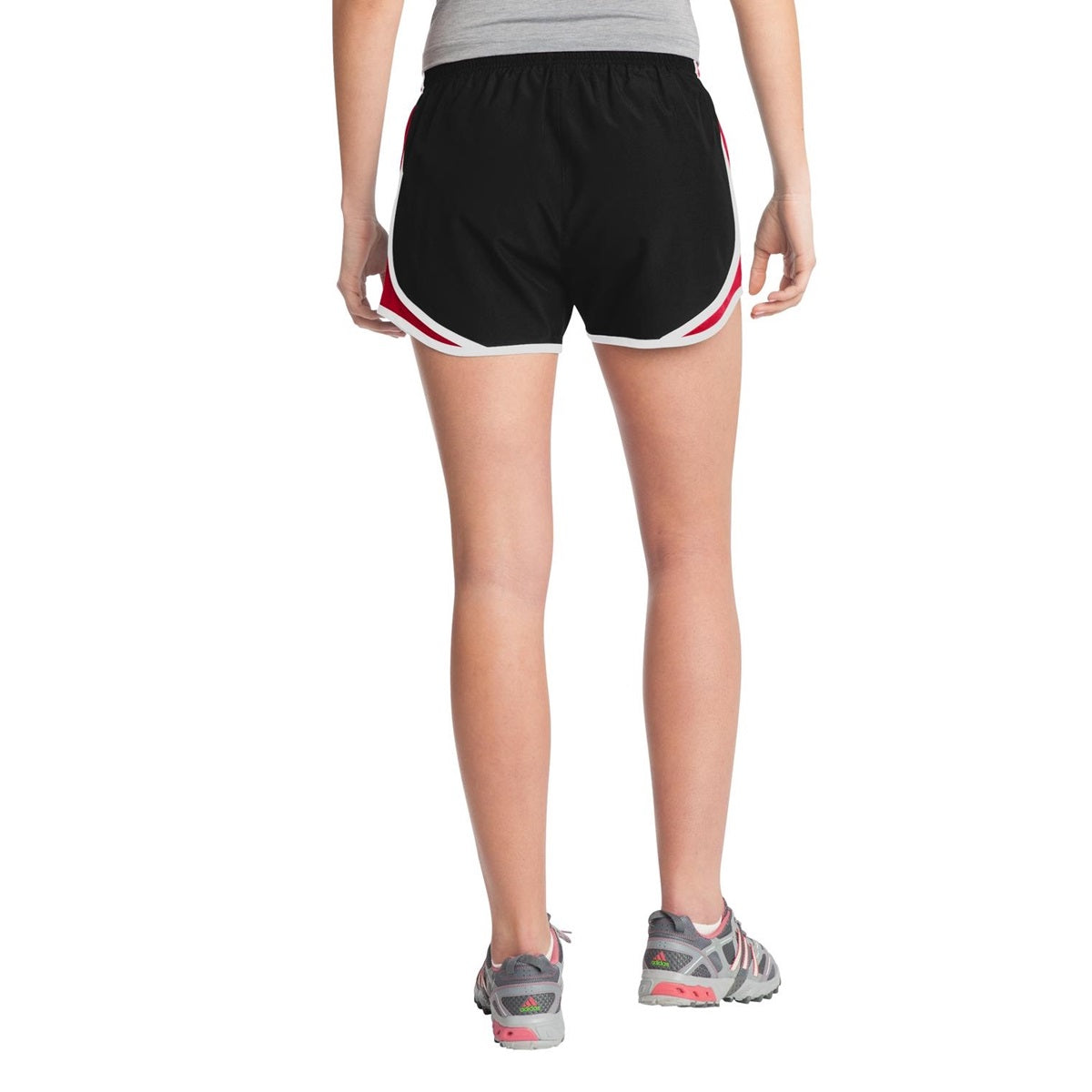 Black/White/Black Shorts - Sport-Tek - Moisture Control