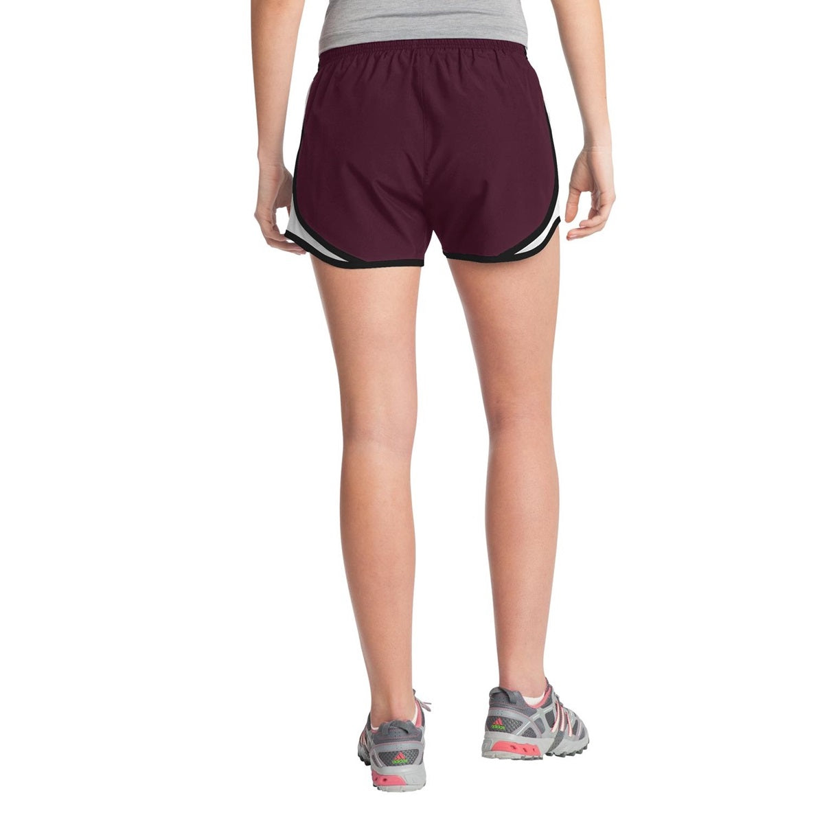 Black/White/Black Shorts - Sport-Tek - Moisture Control