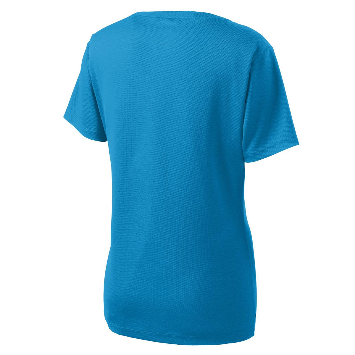 Black V-Neck Tee - Sport-Tek - Stylish Polyester Blend