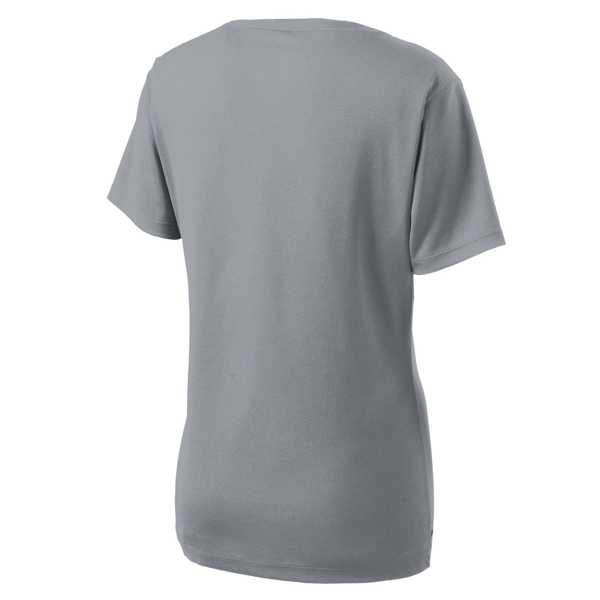 Black V-Neck Tee - Sport-Tek - Stylish Polyester Blend