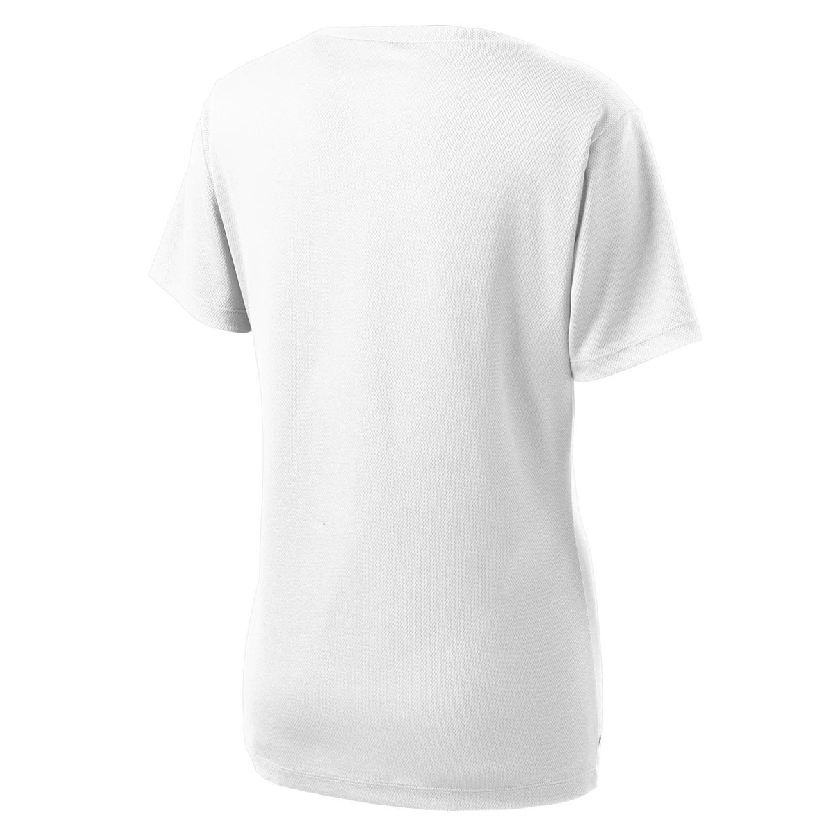 Black V-Neck Tee - Sport-Tek - Stylish Polyester Blend