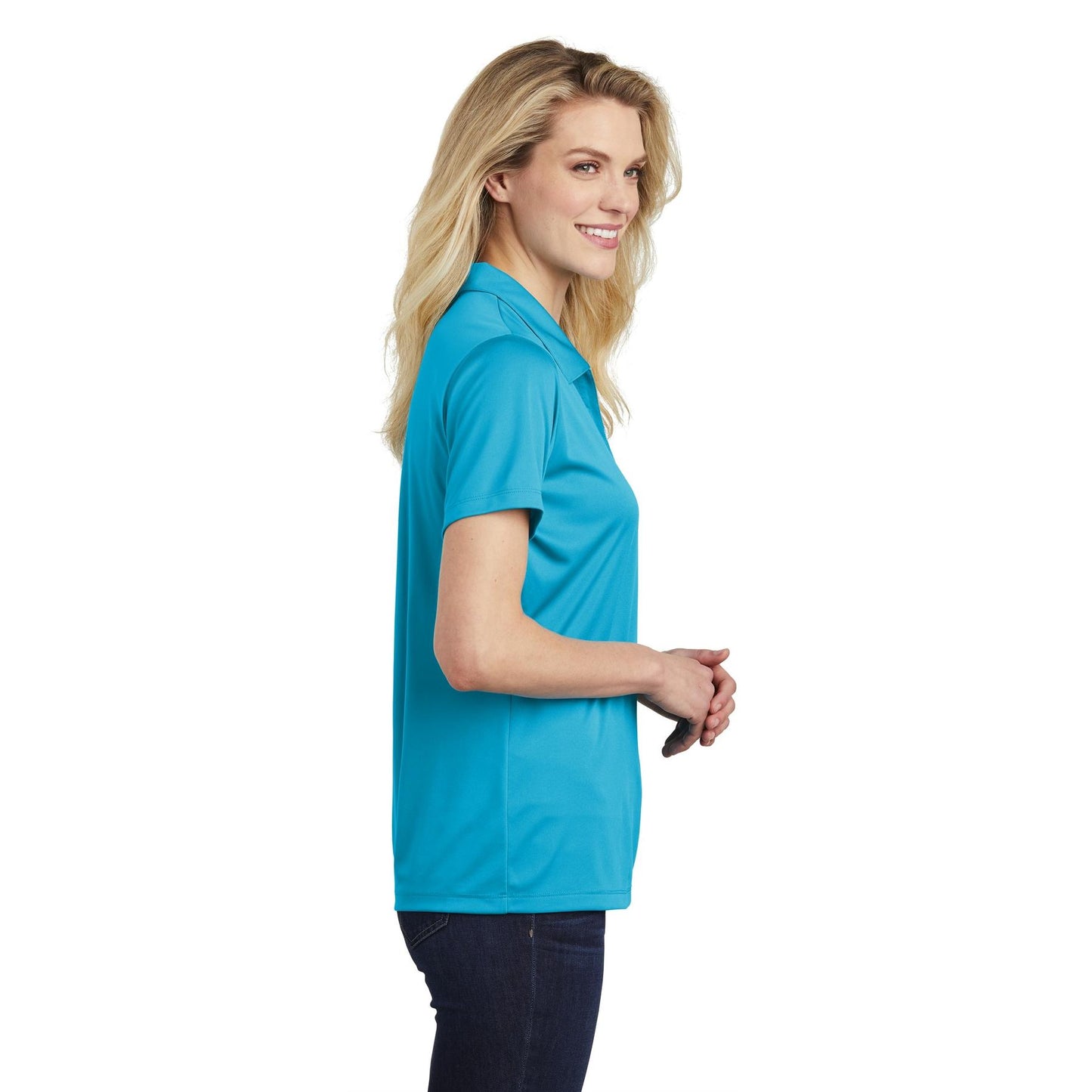Atomic Blue Polo - Sport-Tek - Stylish Fabric