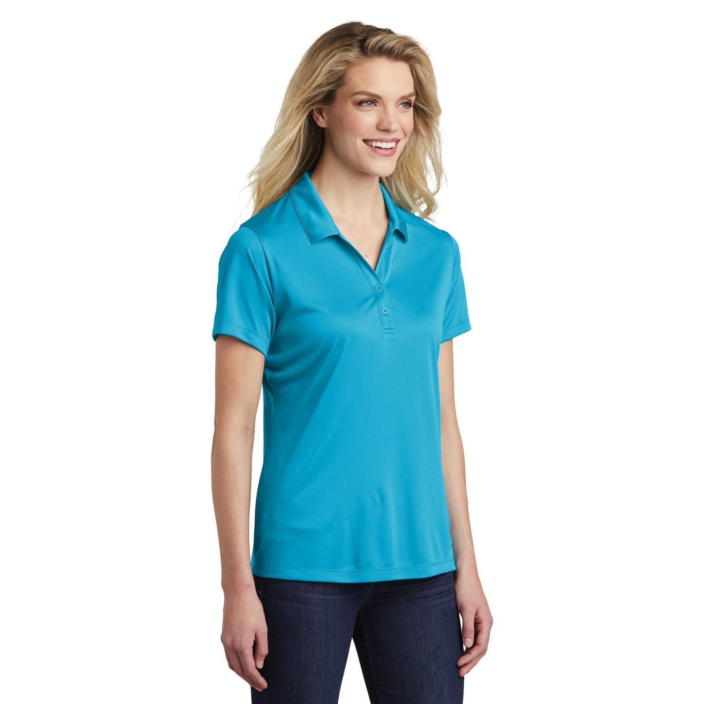 Atomic Blue Polo - Sport-Tek - Stylish Fabric