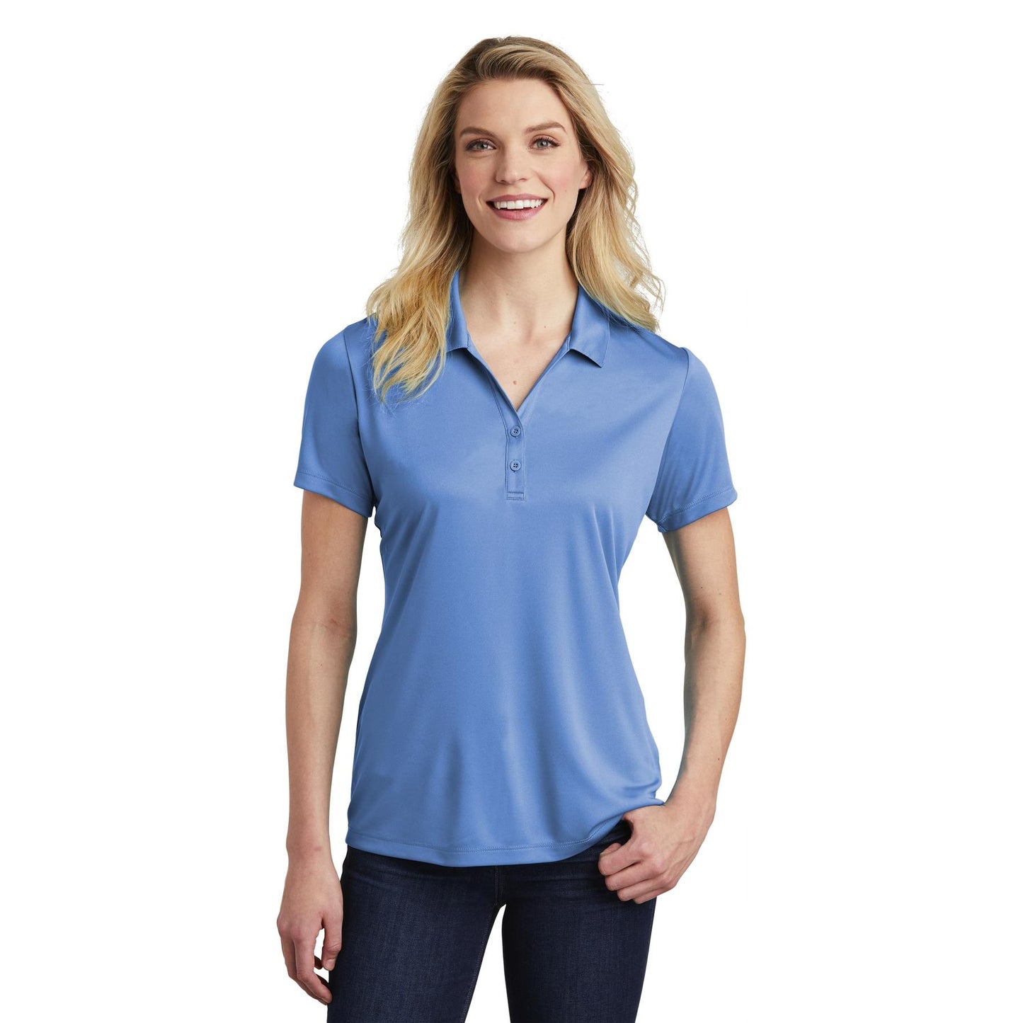 Atomic Blue Polo - Sport-Tek - Stylish Fabric