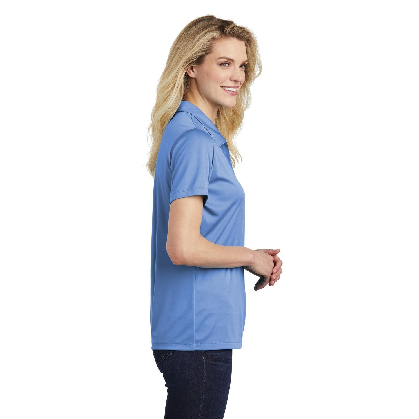 Atomic Blue Polo - Sport-Tek - Stylish Fabric