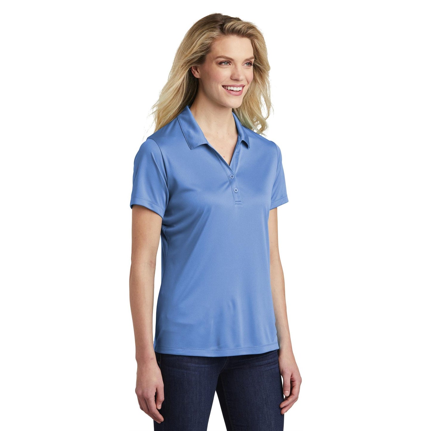 Atomic Blue Polo - Sport-Tek - Stylish Fabric