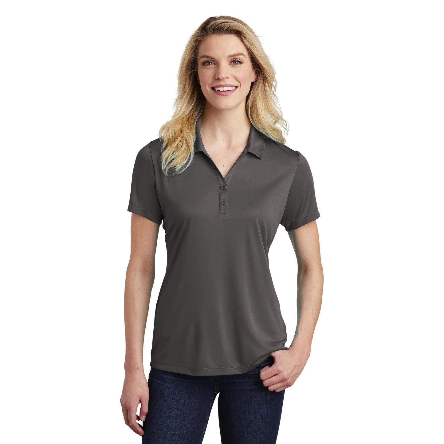 Atomic Blue Polo - Sport-Tek - Stylish Fabric