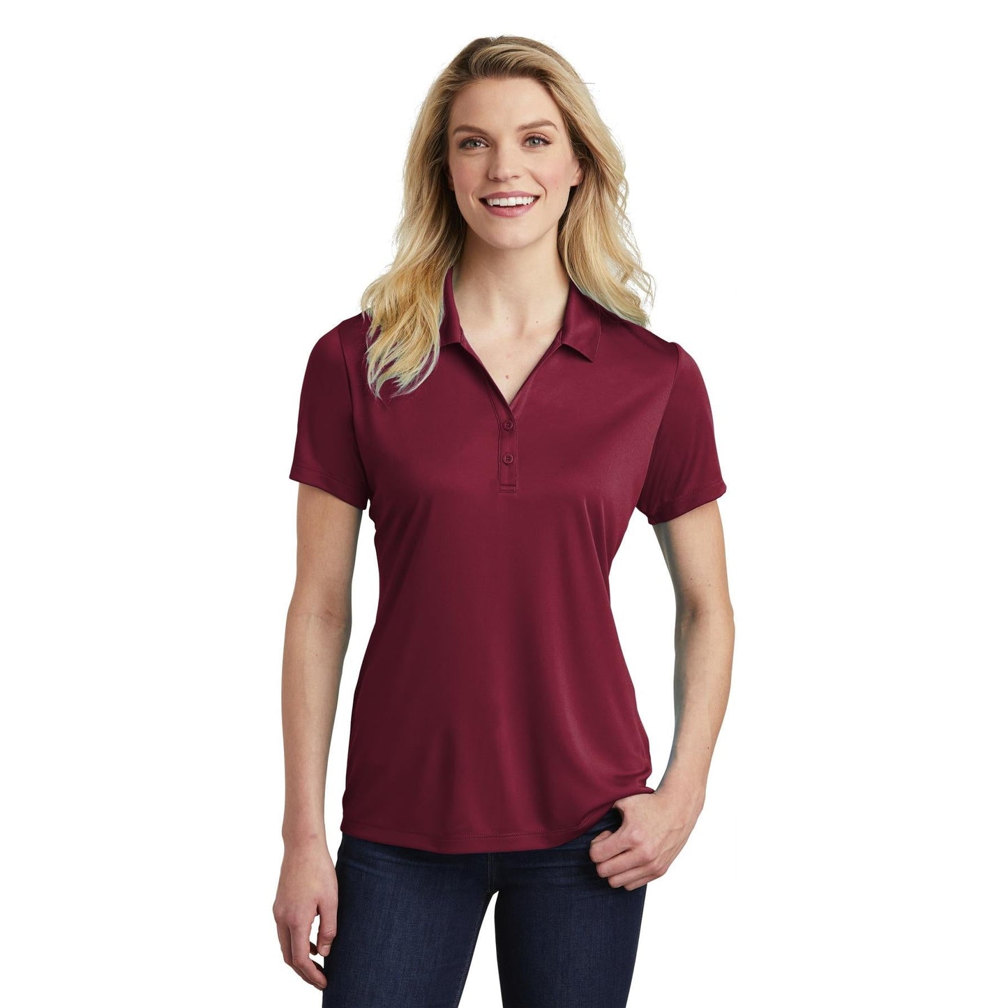 Atomic Blue Polo - Sport-Tek - Stylish Fabric