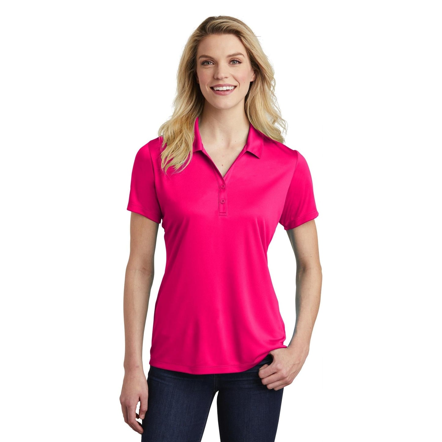 Atomic Blue Polo - Sport-Tek - Stylish Fabric
