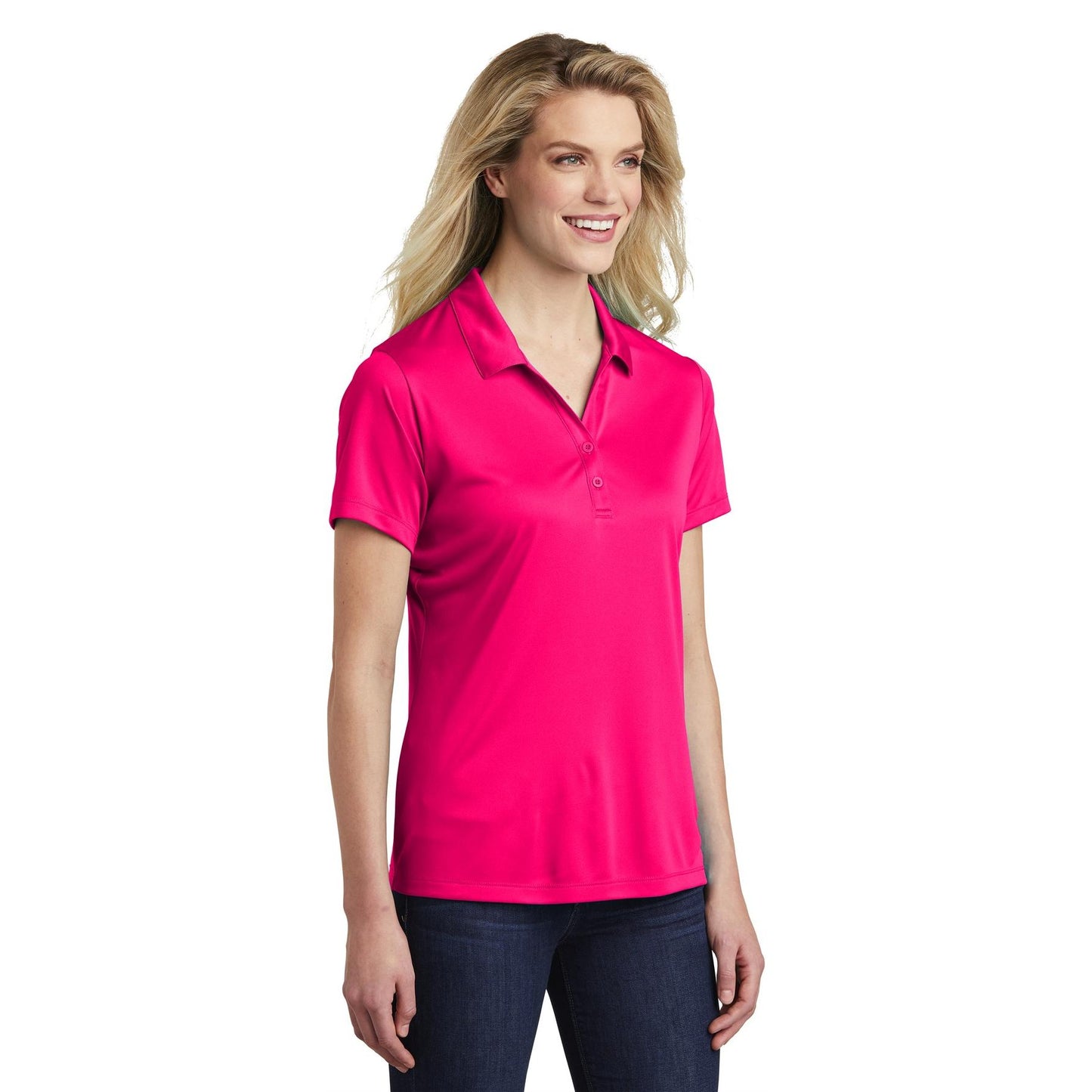 Atomic Blue Polo - Sport-Tek - Stylish Fabric
