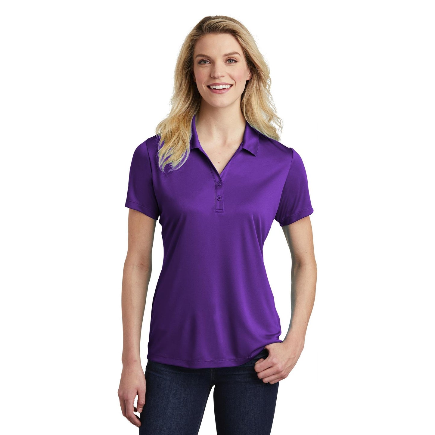 Atomic Blue Polo - Sport-Tek - Stylish Fabric