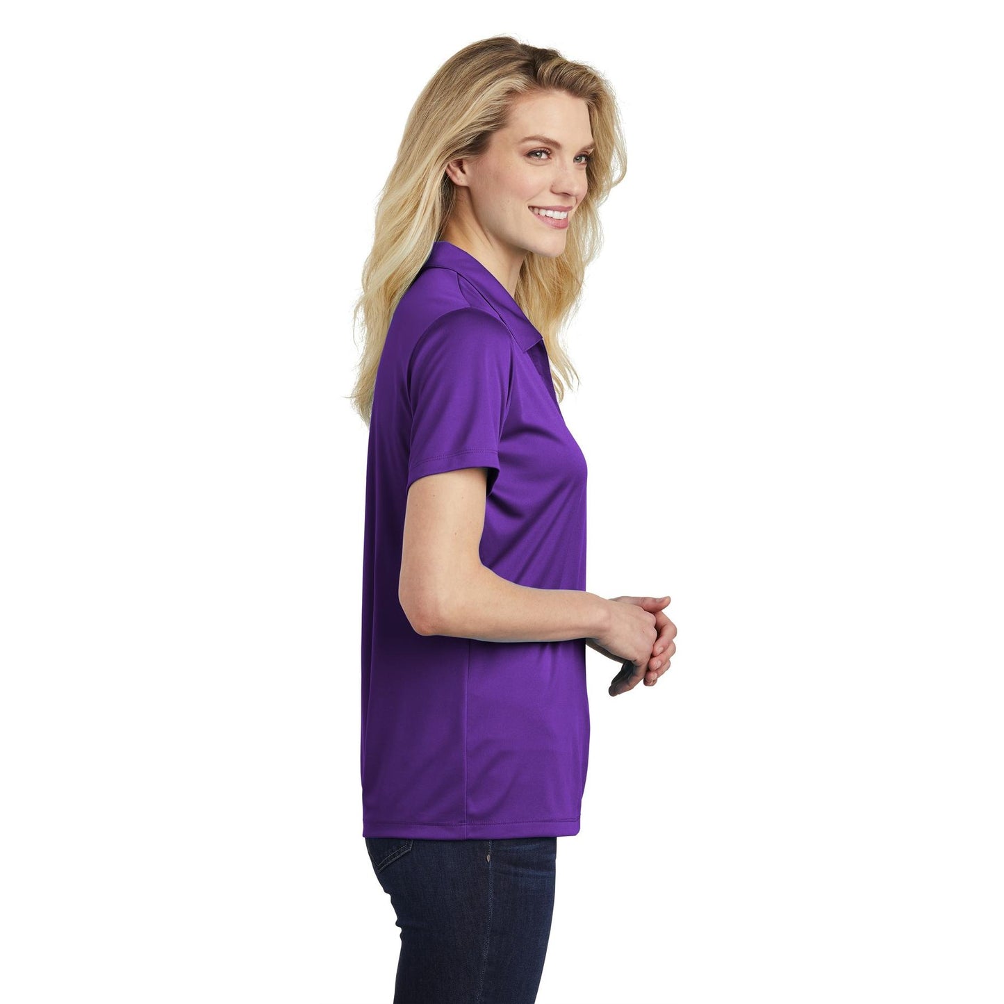 Atomic Blue Polo - Sport-Tek - Stylish Fabric