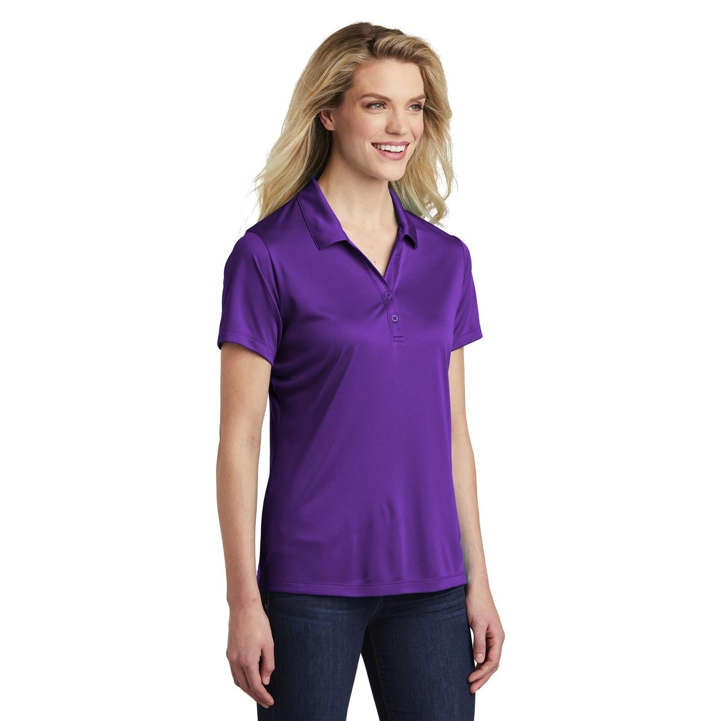 Atomic Blue Polo - Sport-Tek - Stylish Fabric