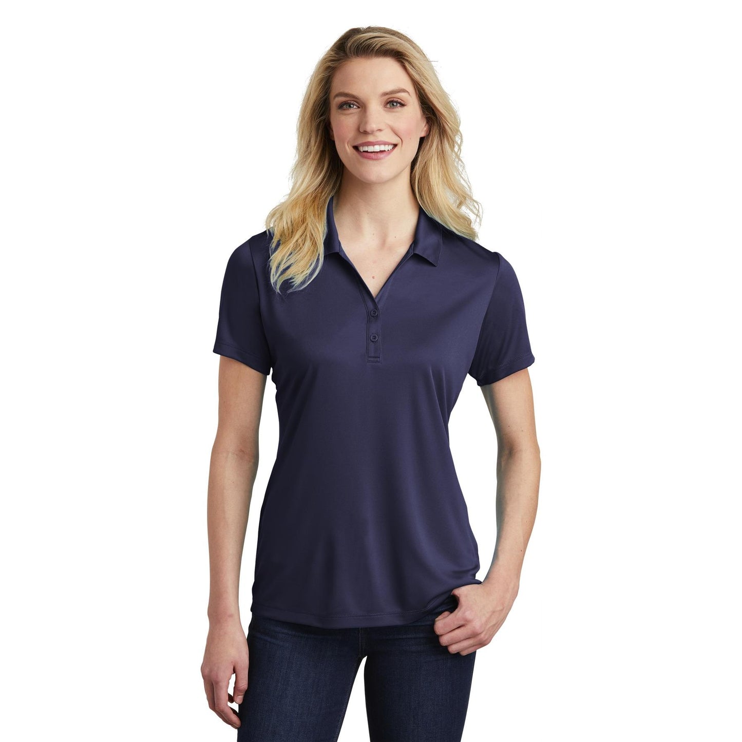 Atomic Blue Polo - Sport-Tek - Stylish Fabric