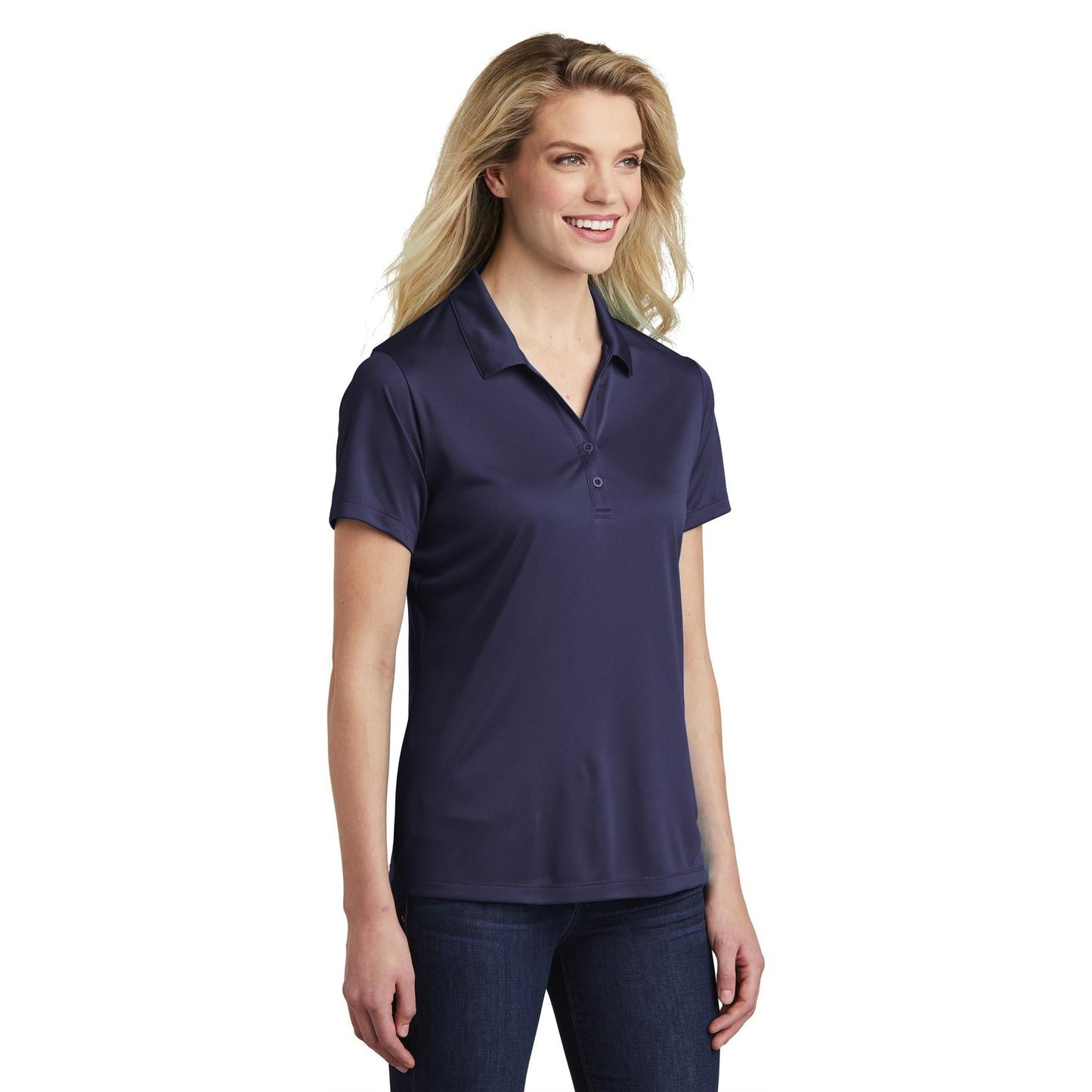 Atomic Blue Polo - Sport-Tek - Stylish Fabric
