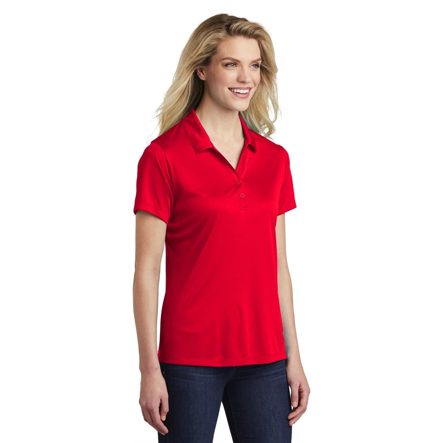 Atomic Blue Polo - Sport-Tek - Stylish Fabric