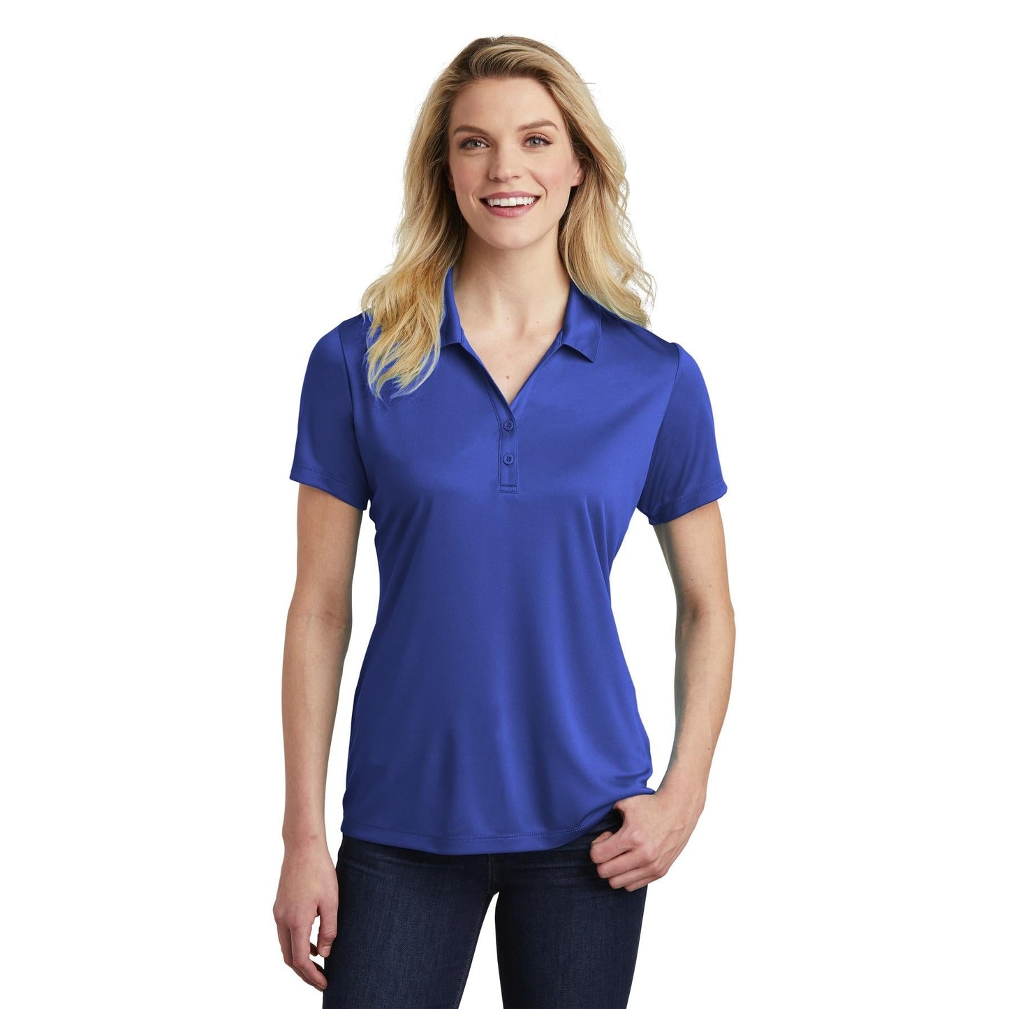 Atomic Blue Polo - Sport-Tek - Stylish Fabric