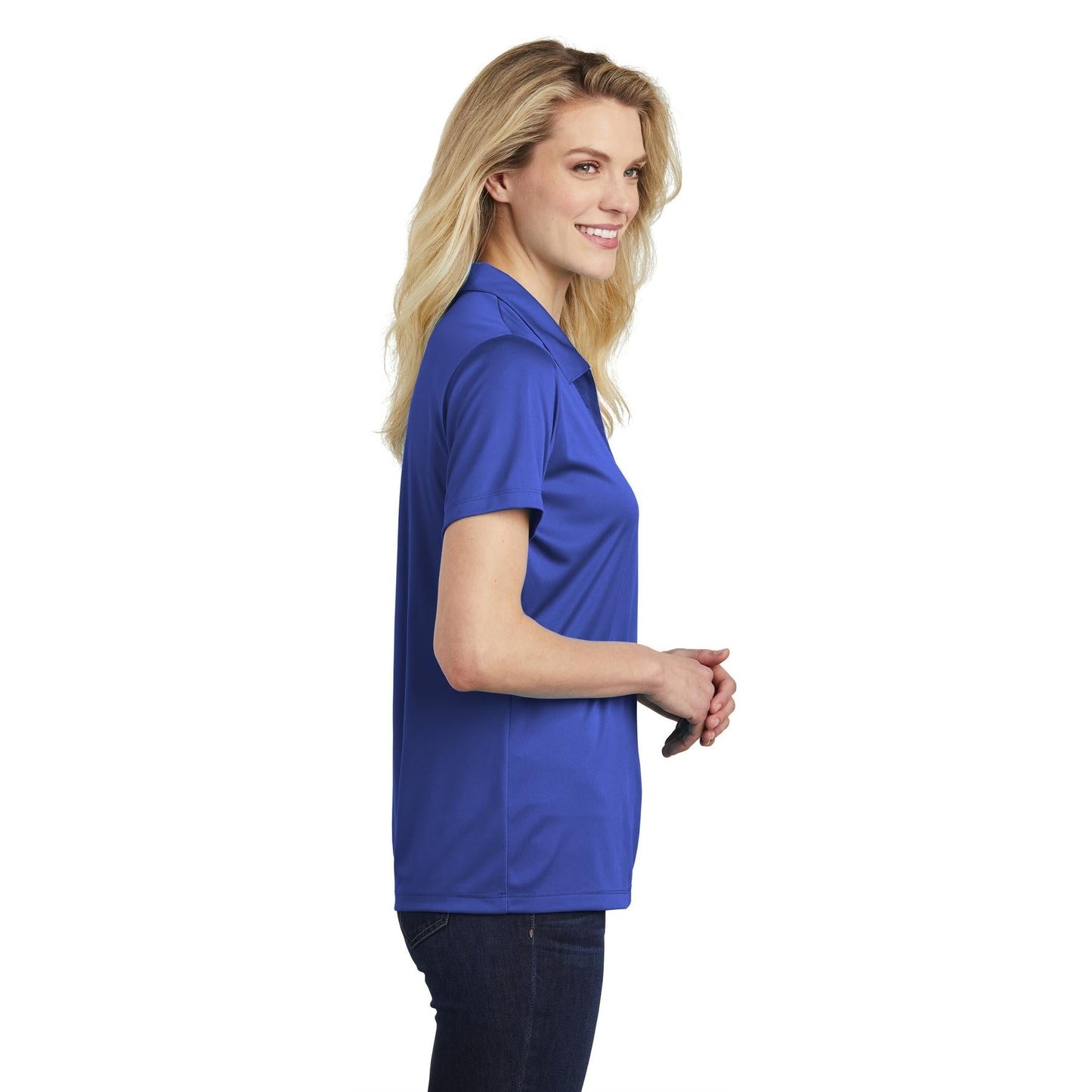 Atomic Blue Polo - Sport-Tek - Stylish Fabric