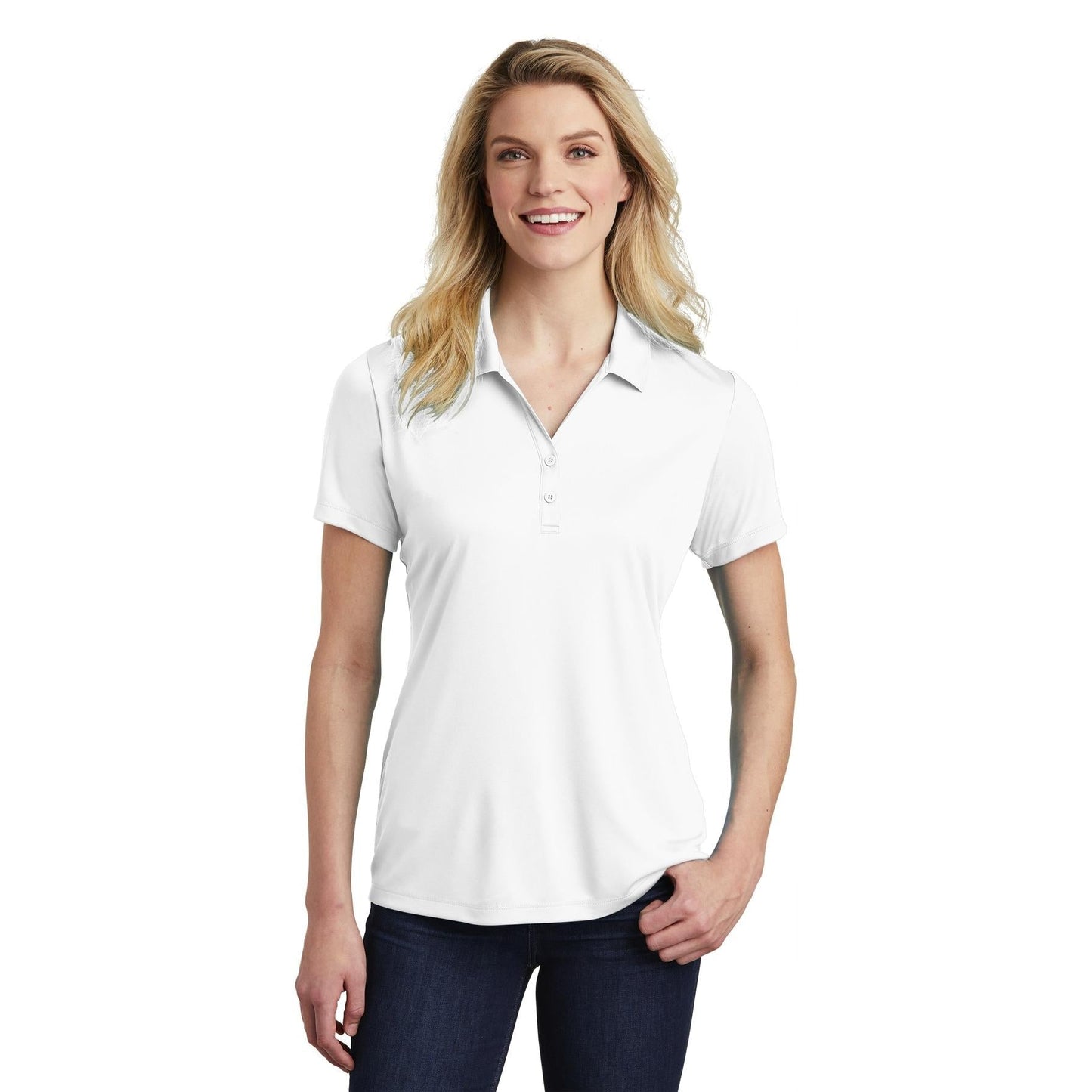 Atomic Blue Polo - Sport-Tek - Stylish Fabric