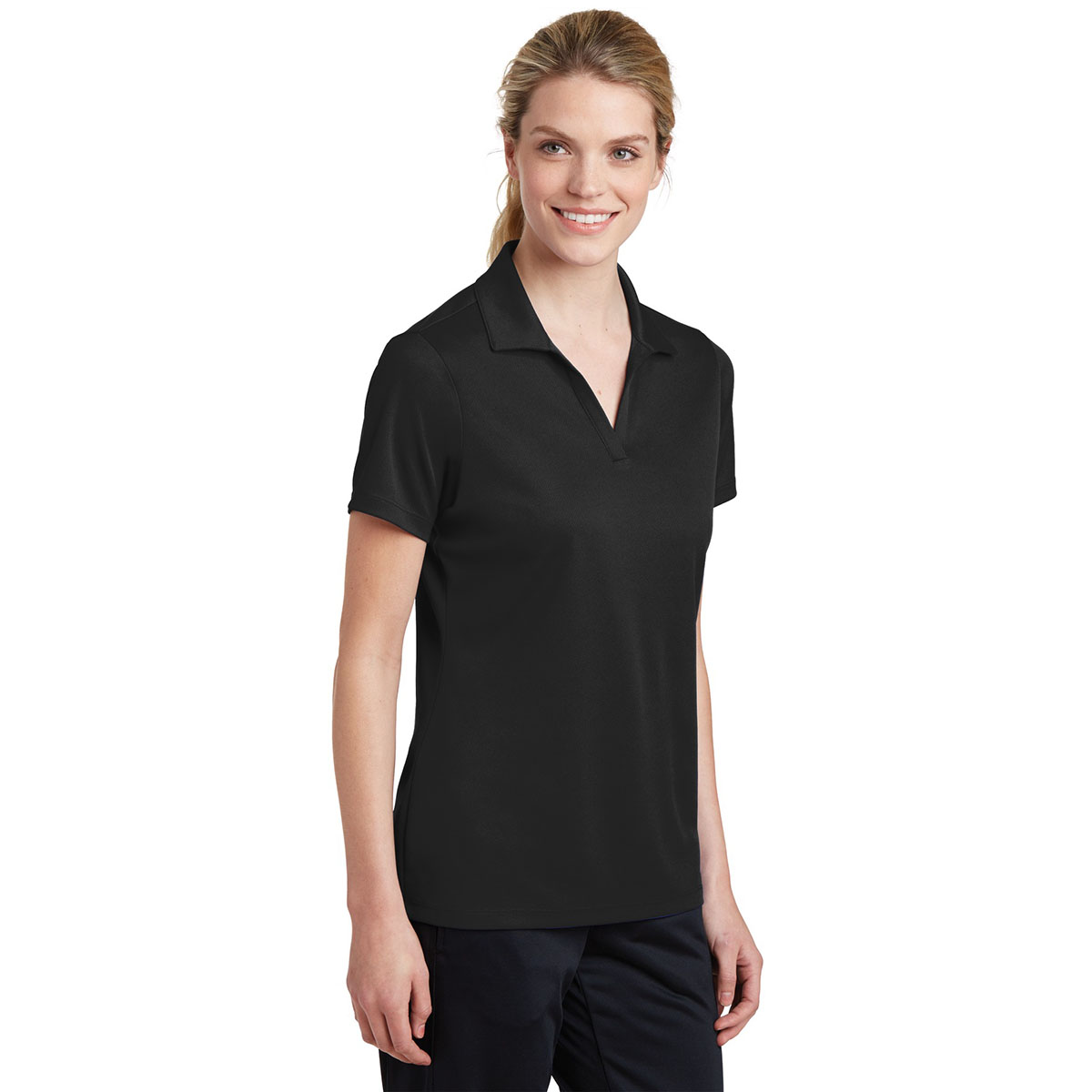 Black Polo Shirt - Sport-Tek - Breathable Fabric