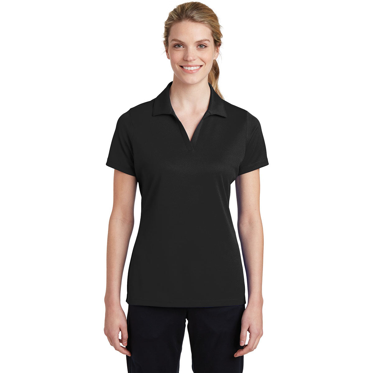 Black Polo Shirt - Sport-Tek - Breathable Fabric