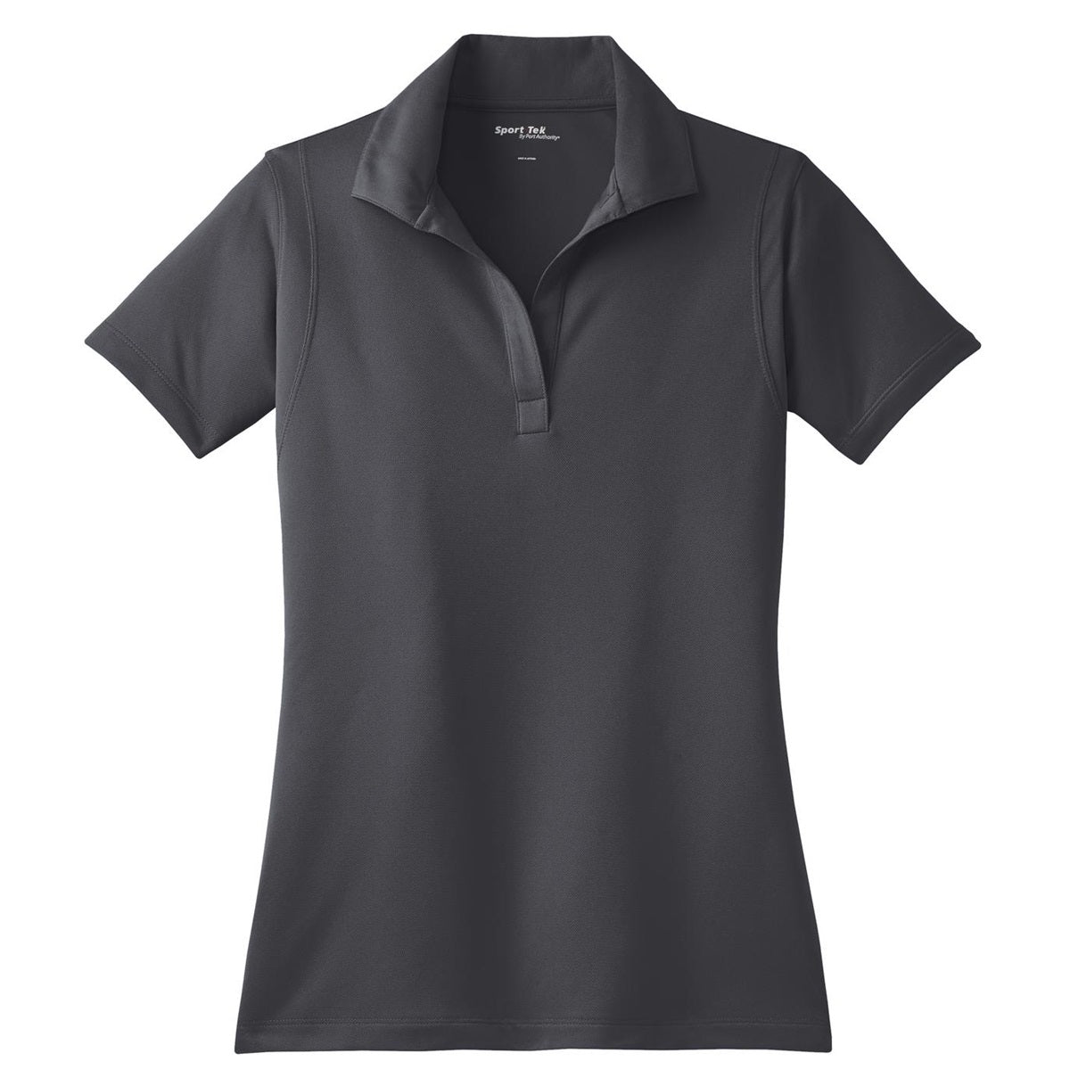 Grey Concrete Polo Shirts - Sport-Tek - Sleek Micropique