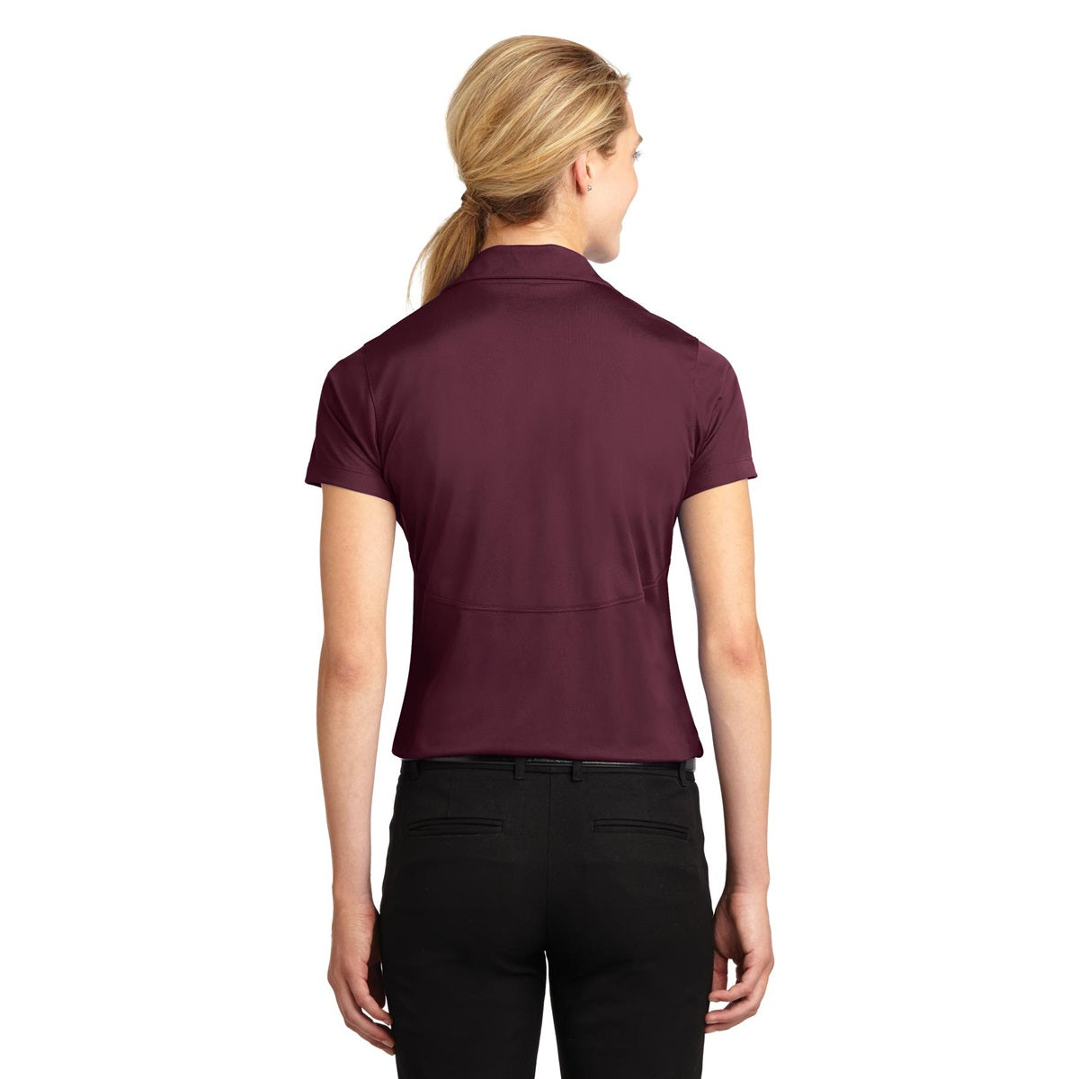 Grey Concrete Polo Shirts - Sport-Tek - Sleek Micropique