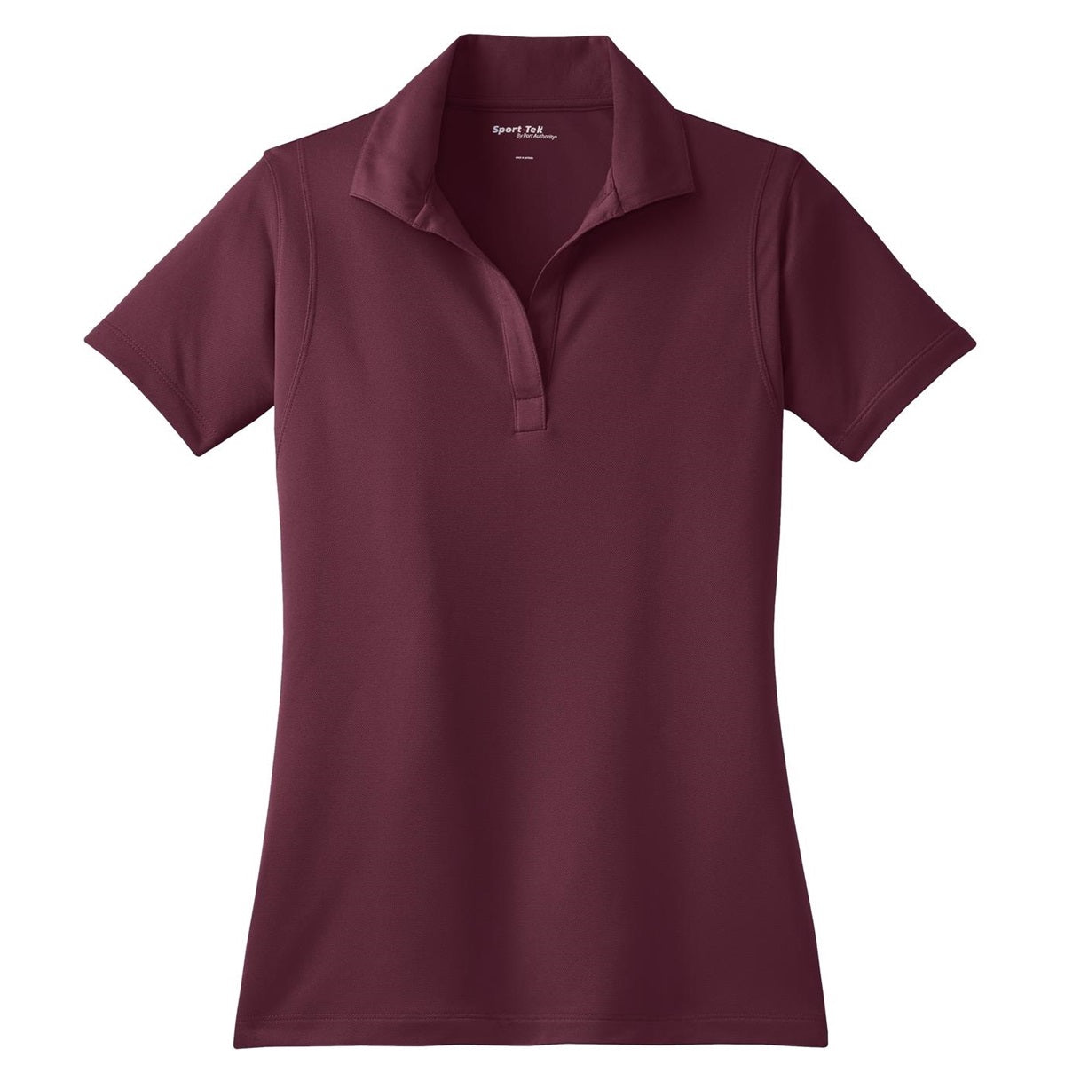 Grey Concrete Polo Shirts - Sport-Tek - Sleek Micropique