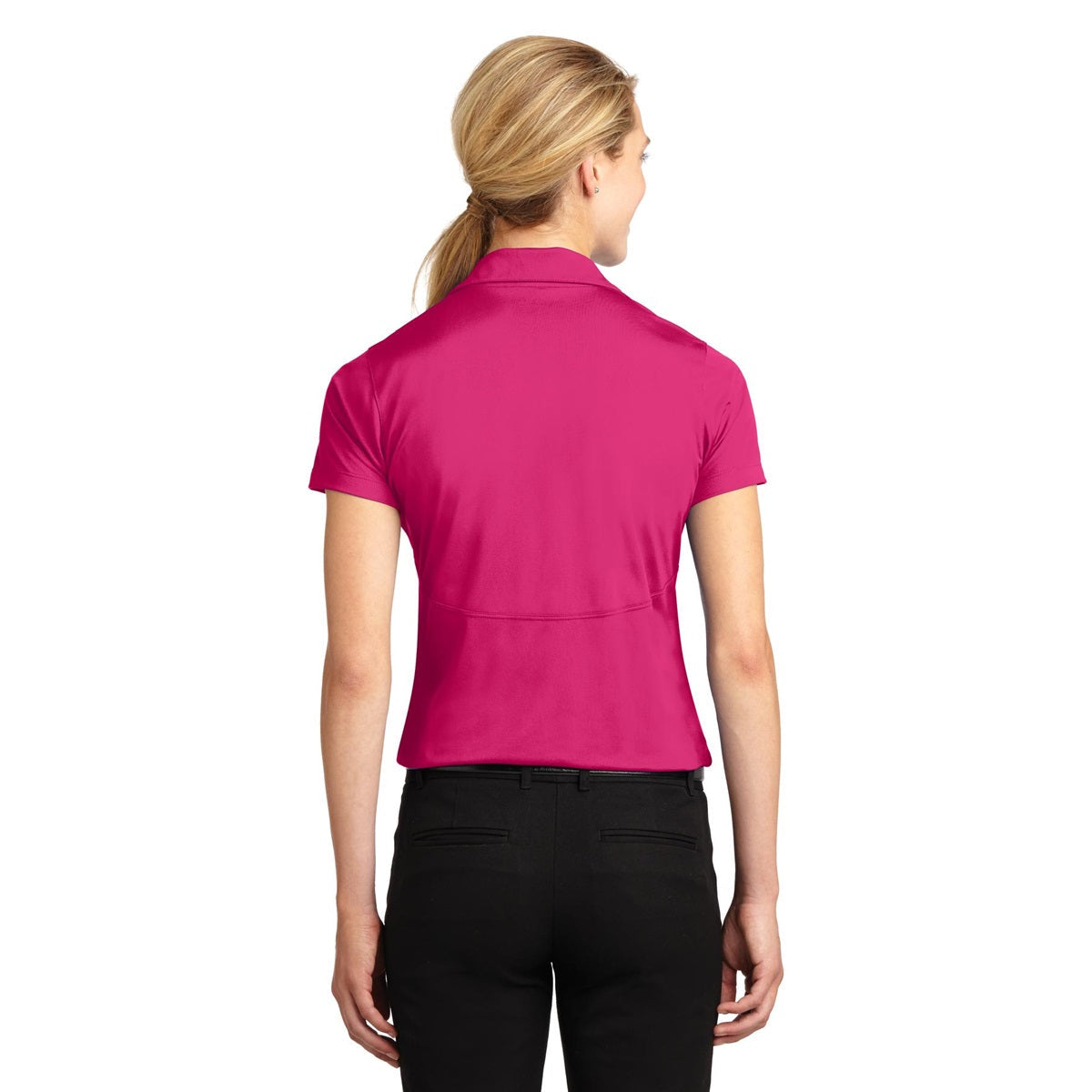 Grey Concrete Polo Shirts - Sport-Tek - Sleek Micropique