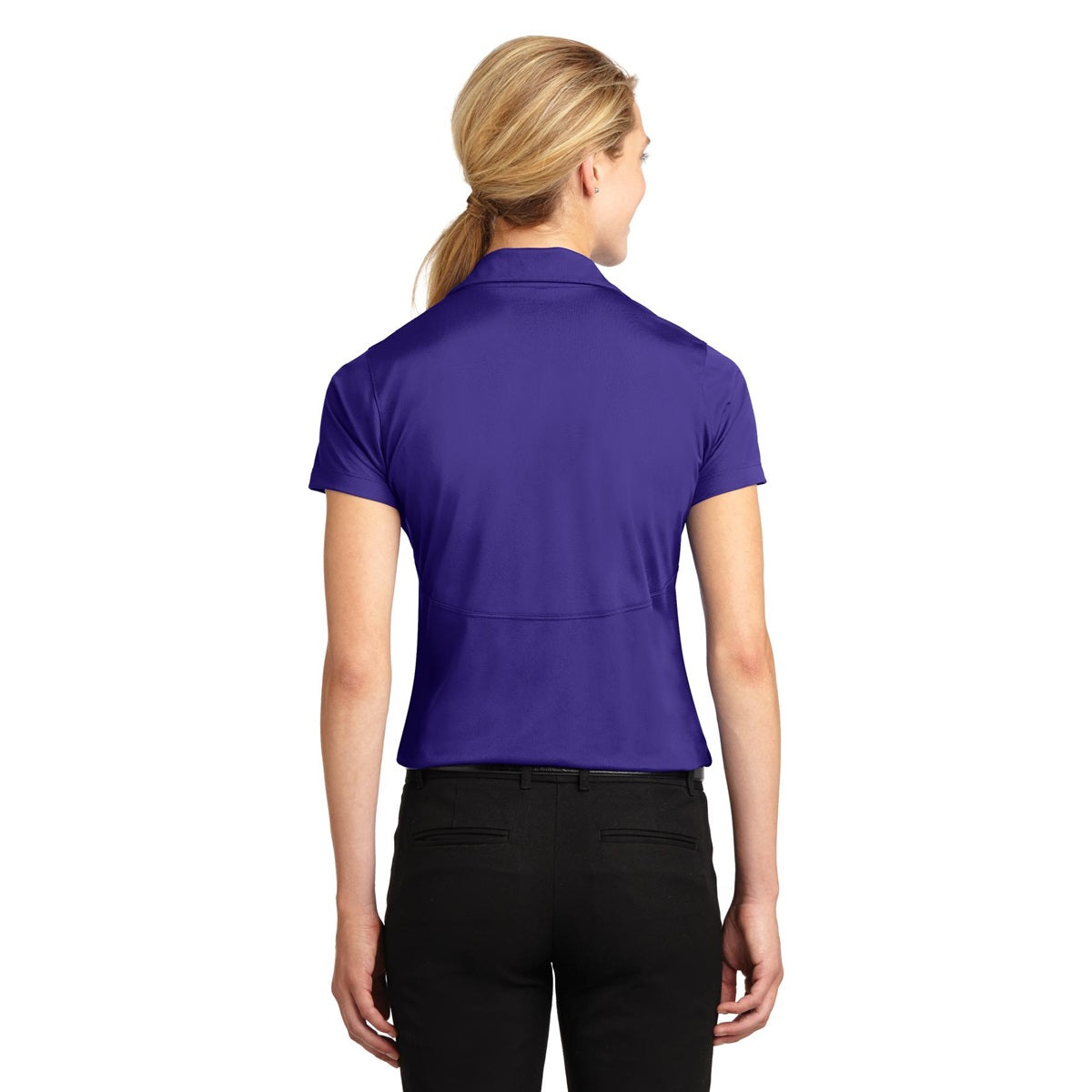 Grey Concrete Polo Shirts - Sport-Tek - Sleek Micropique