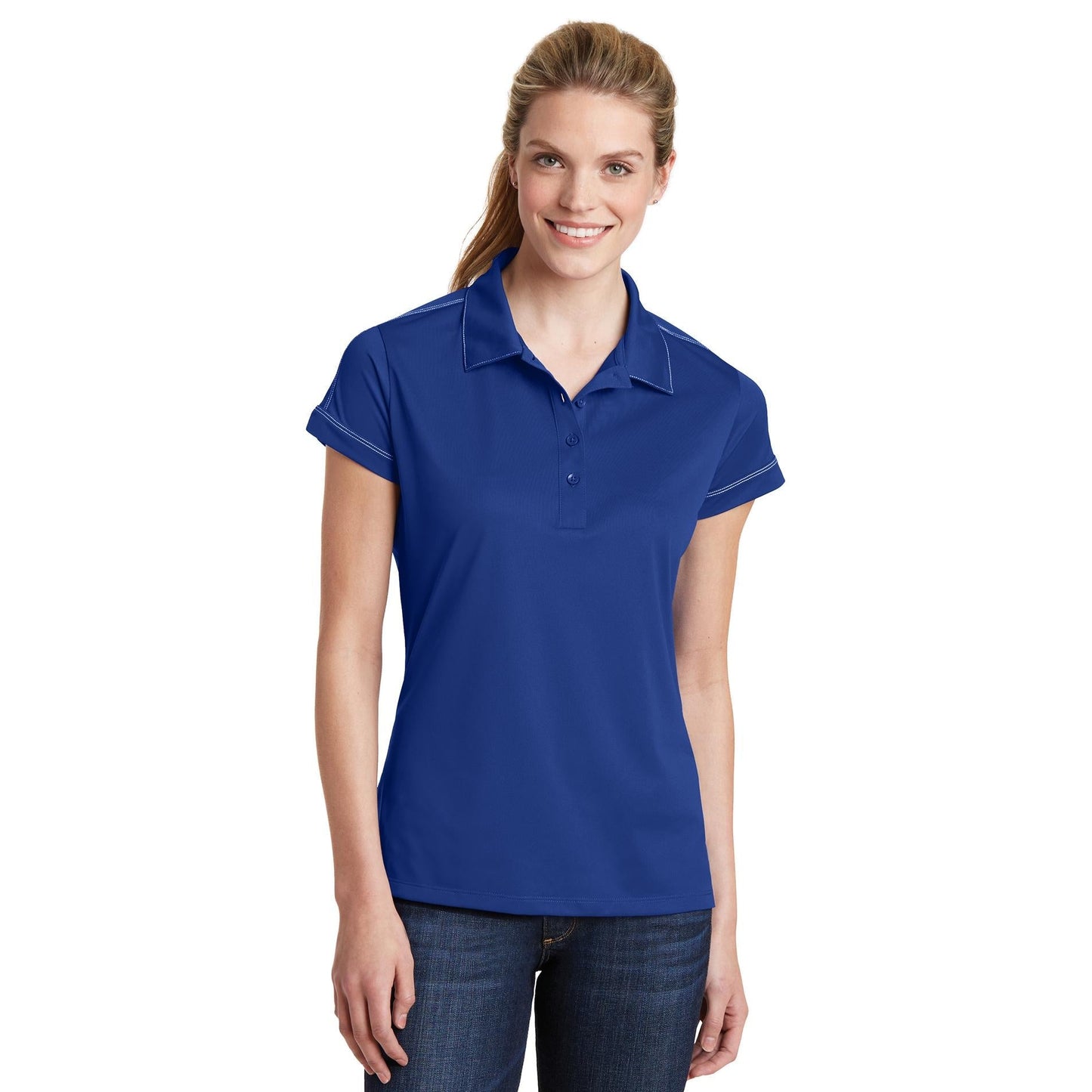 Black Polo Shirts - Sport-Tek - Snag-Resistant Fabric - Stylish Design