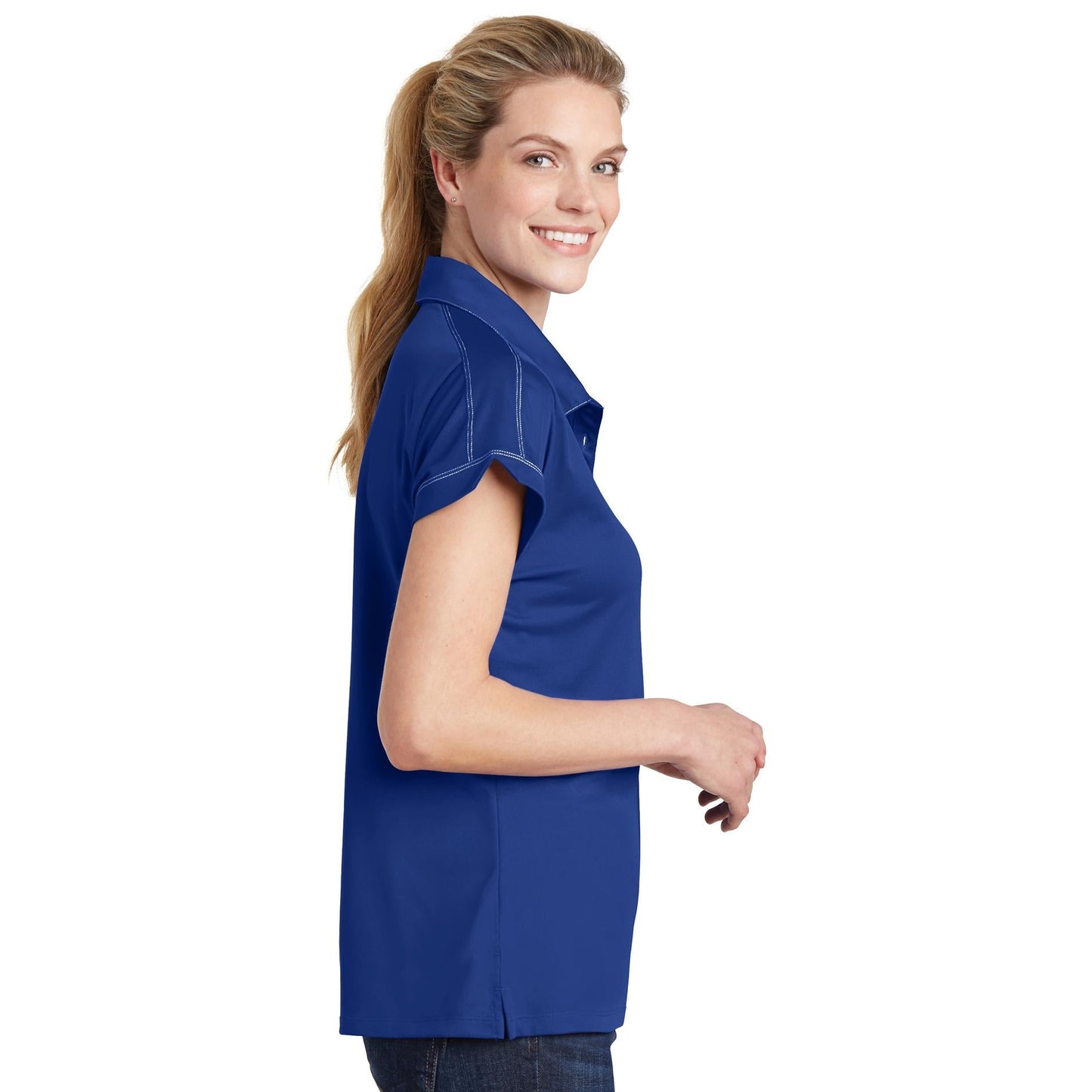 Black Polo Shirts - Sport-Tek - Snag-Resistant Fabric - Stylish Design