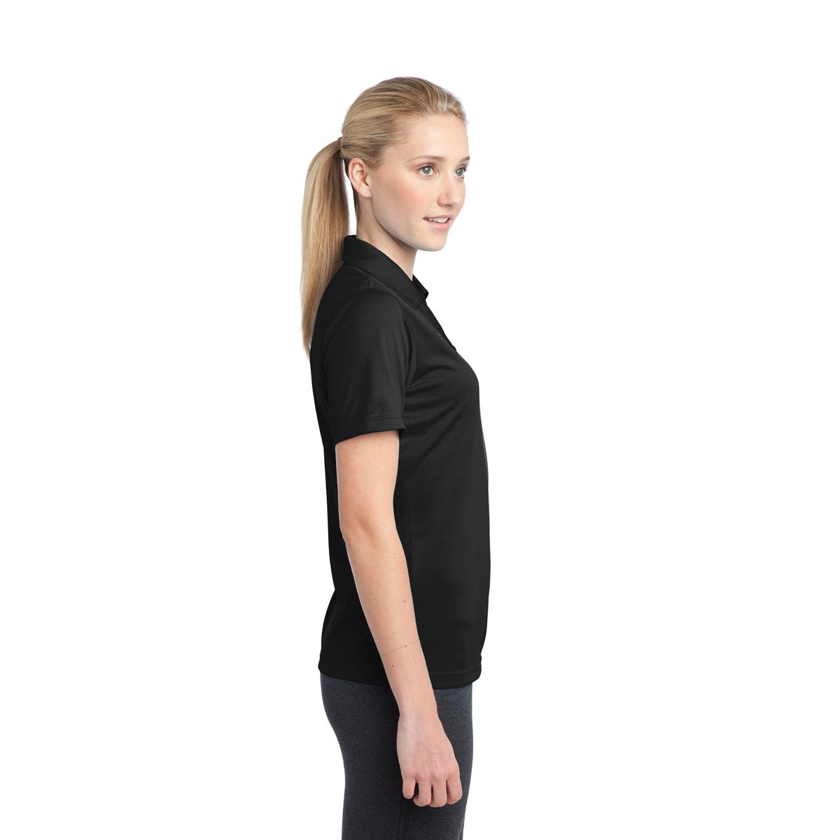 Black Polo Shirts - Sport-Tek - Moisture Control