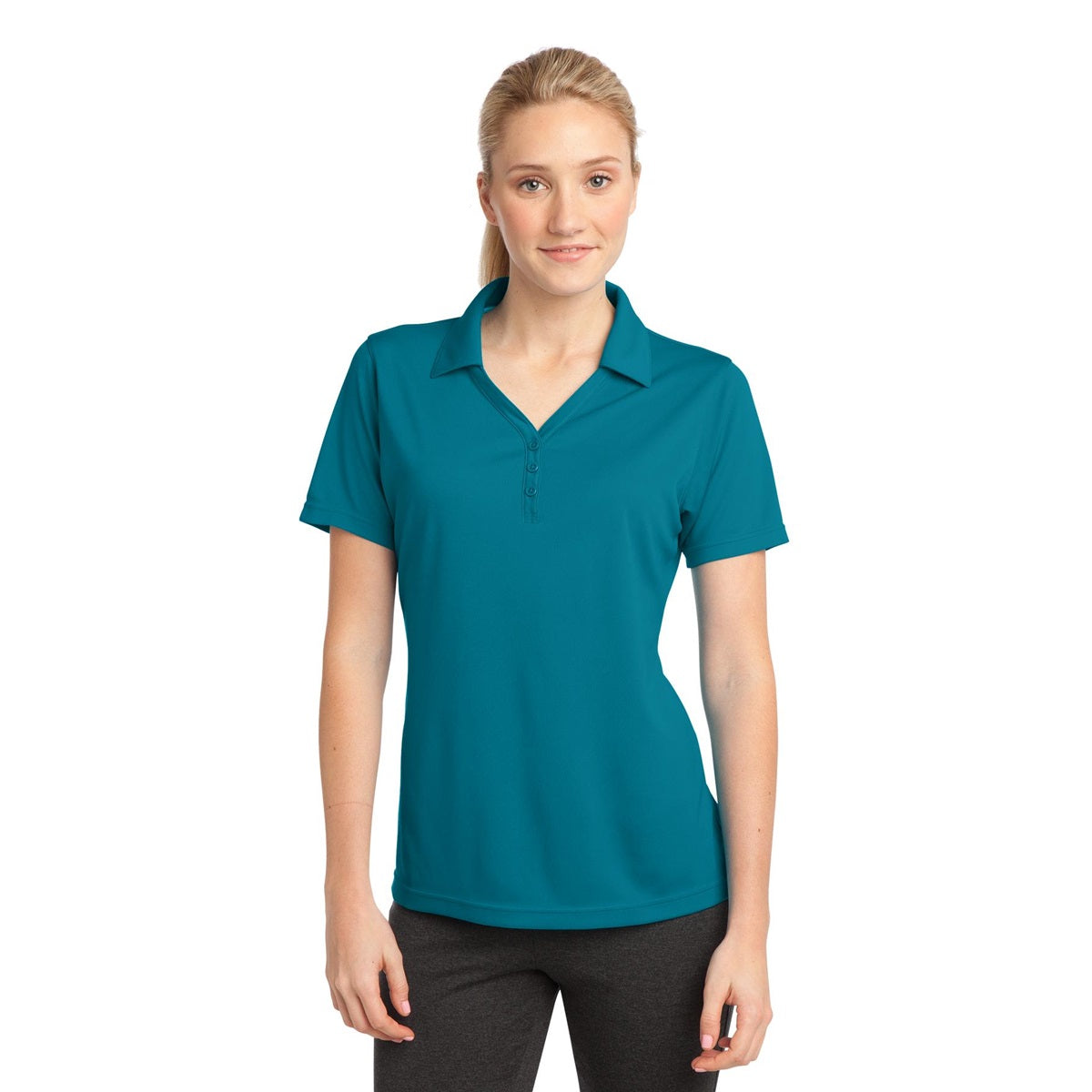 Black Polo Shirts - Sport-Tek - Moisture Control