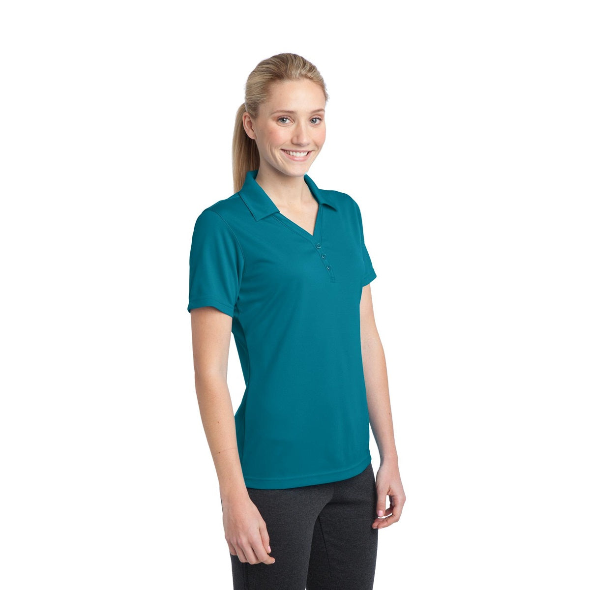 Black Polo Shirts - Sport-Tek - Moisture Control