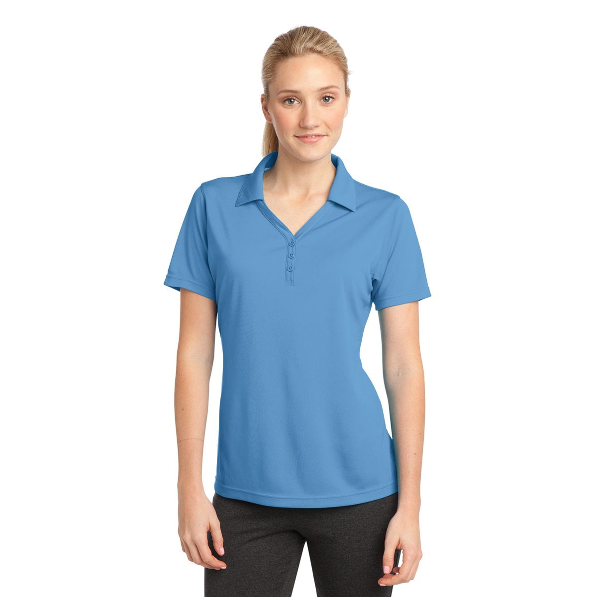 Black Polo Shirts - Sport-Tek - Moisture Control