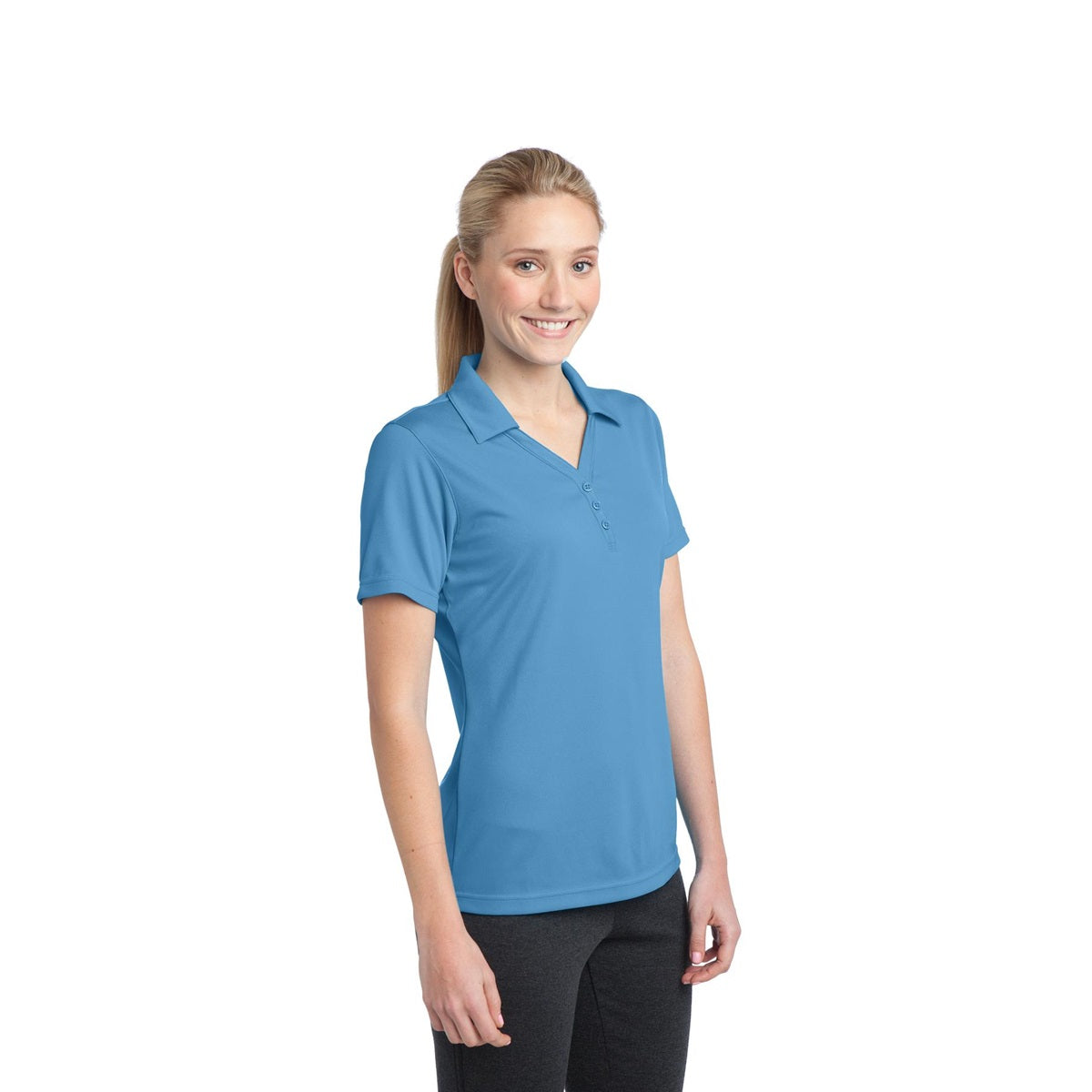 Black Polo Shirts - Sport-Tek - Moisture Control