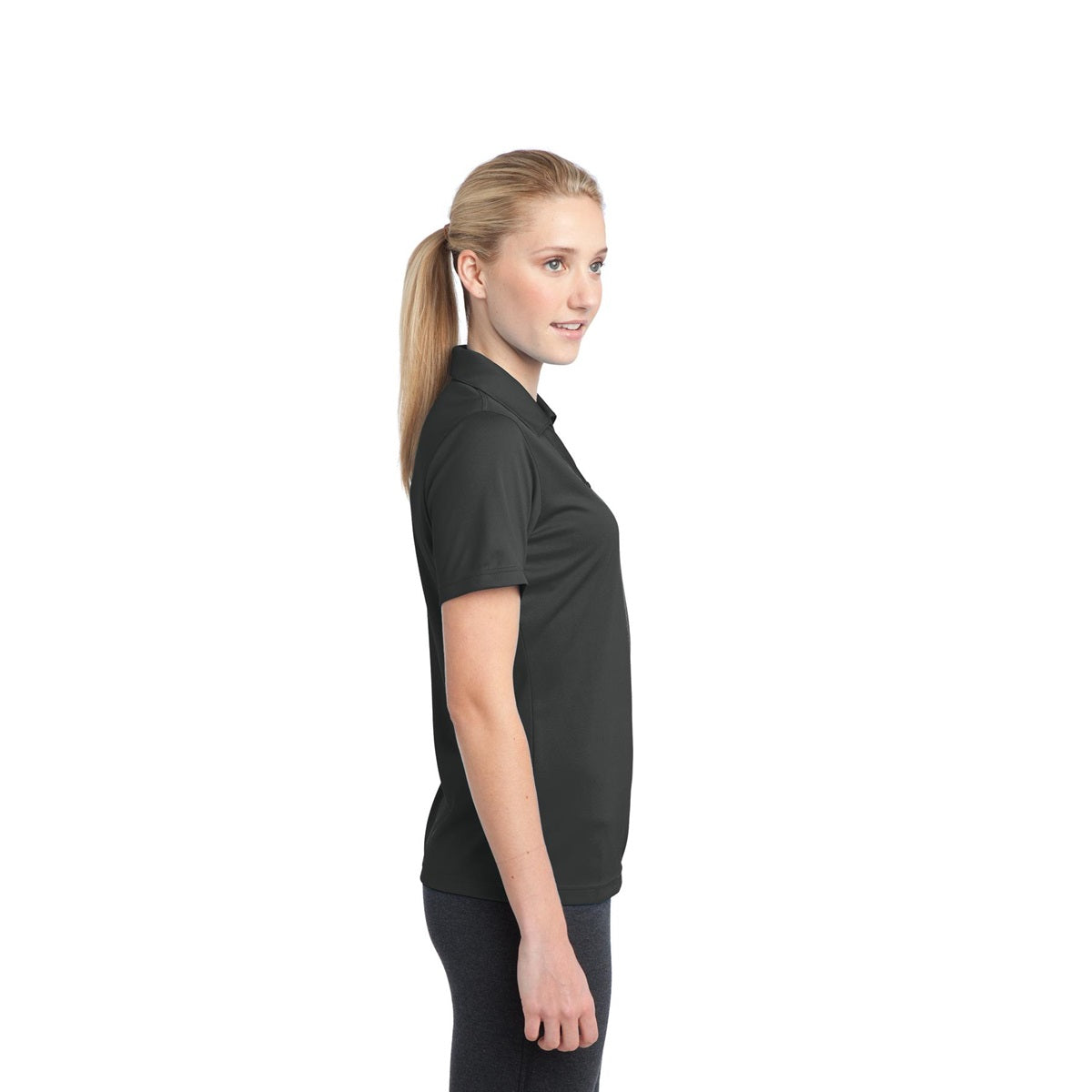 Black Polo Shirts - Sport-Tek - Moisture Control