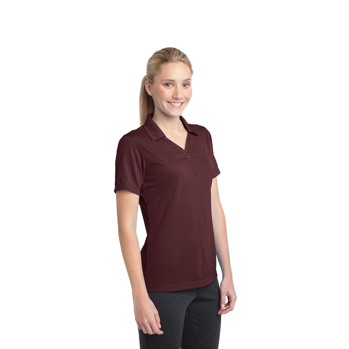 Black Polo Shirts - Sport-Tek - Moisture Control